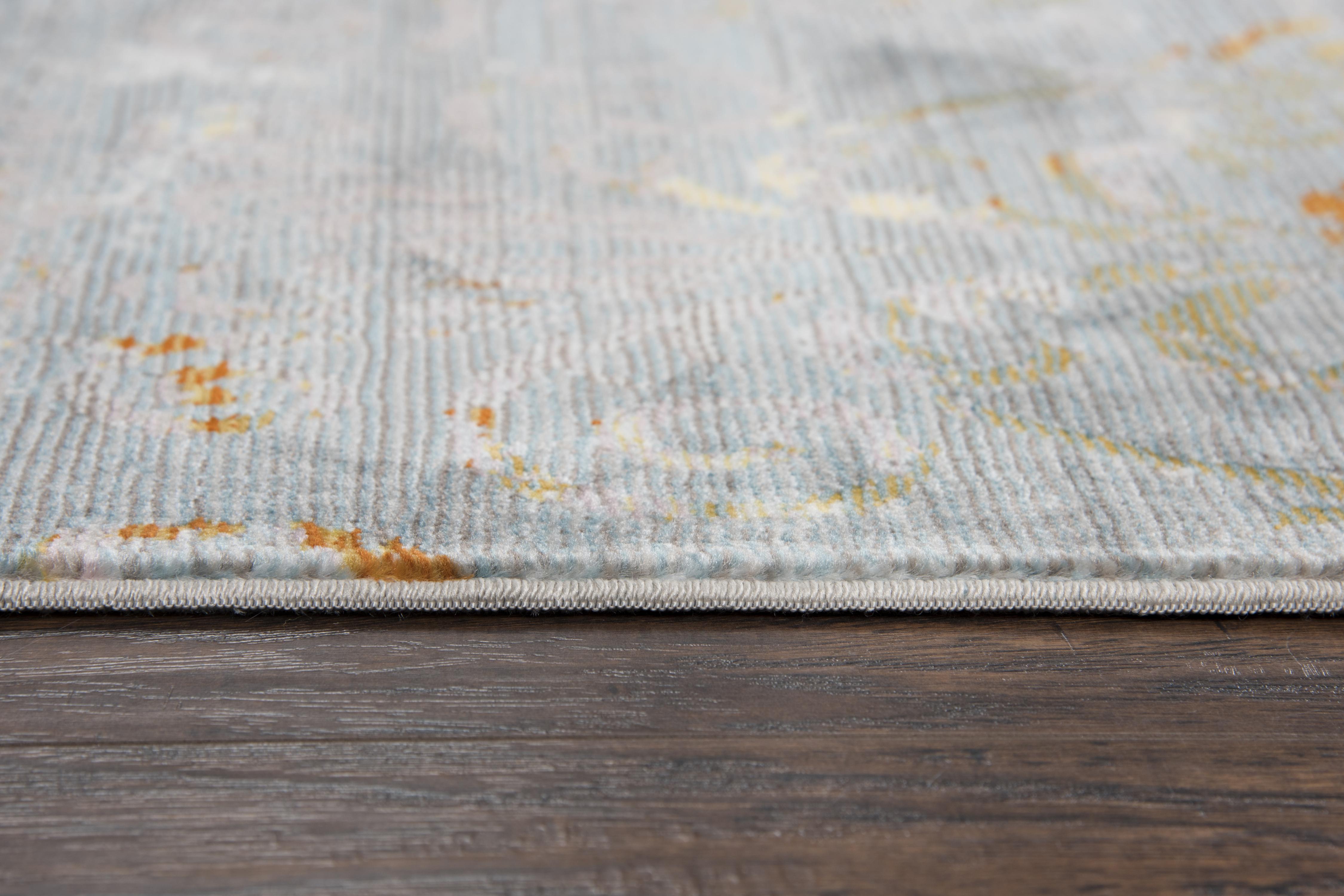 Power Loomed Broken Damask Area Rug