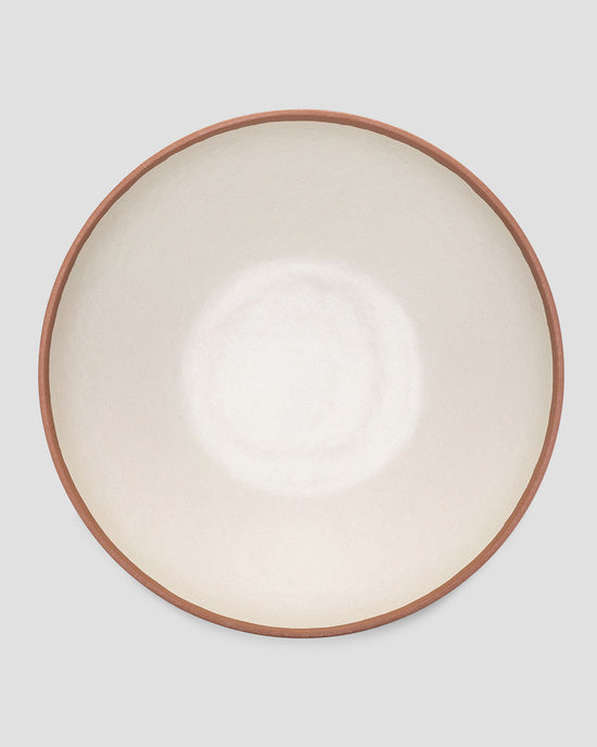 Potter Terracotta 12" Round Melamine Serving Bowl