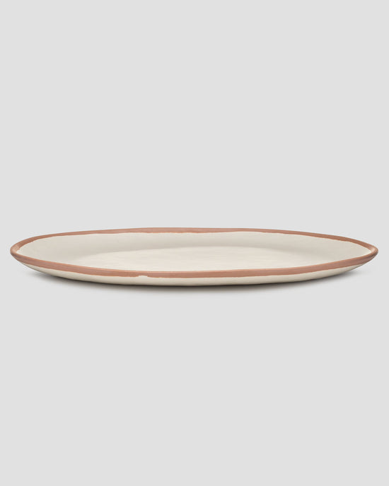 Potter Terracotta 18" x 13" Oval Melamine Platter