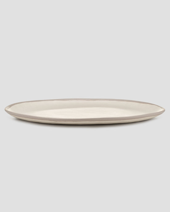 Potter Stone 18" x 13" Oval Melamine Platter