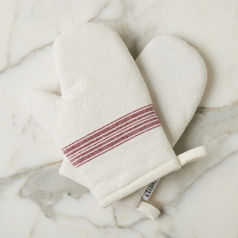 Vintage Stripe Oven Mitt, Set of 2