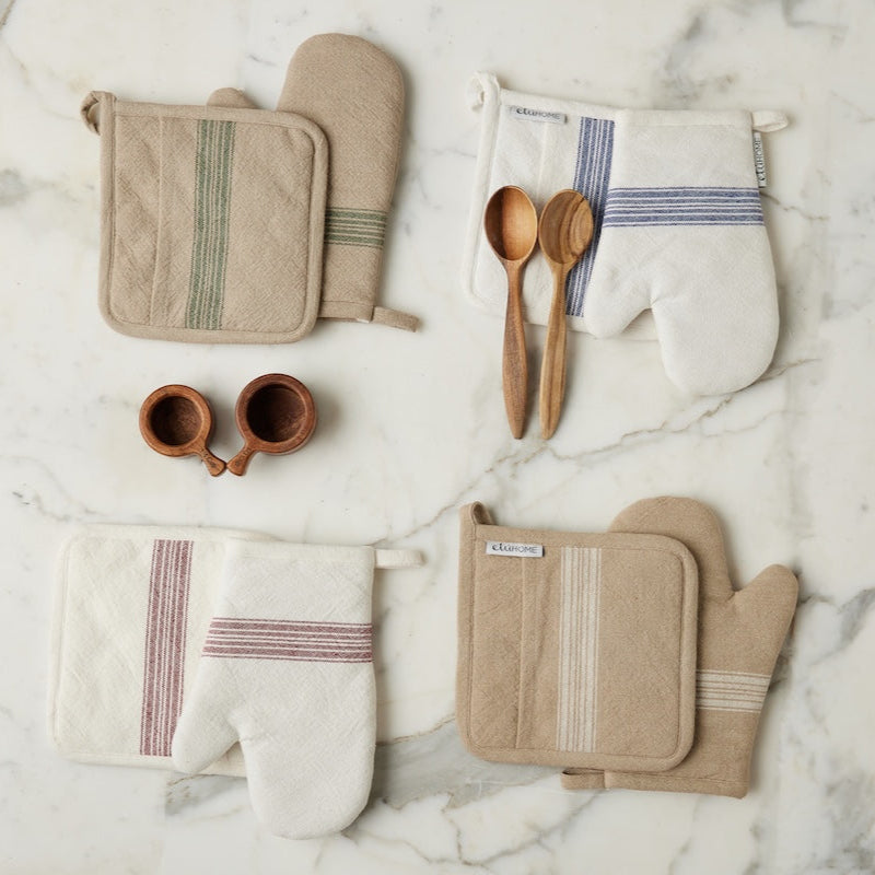 Vintage Stripe Pot Holder, Set of 2