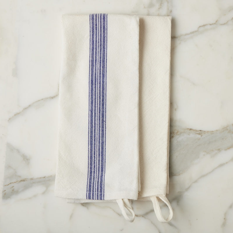 Vintage Stripe Kitchen Towel, Set of 2