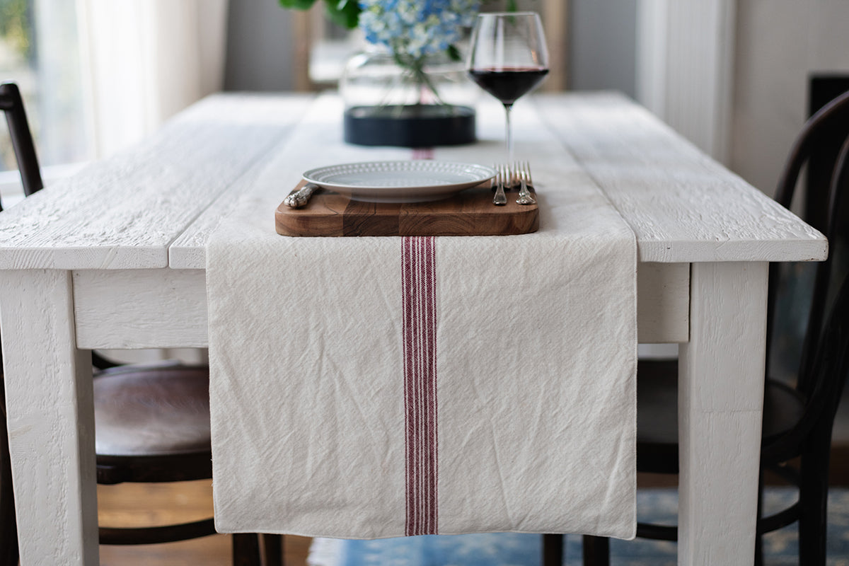 Vintage Stripe Table Runner