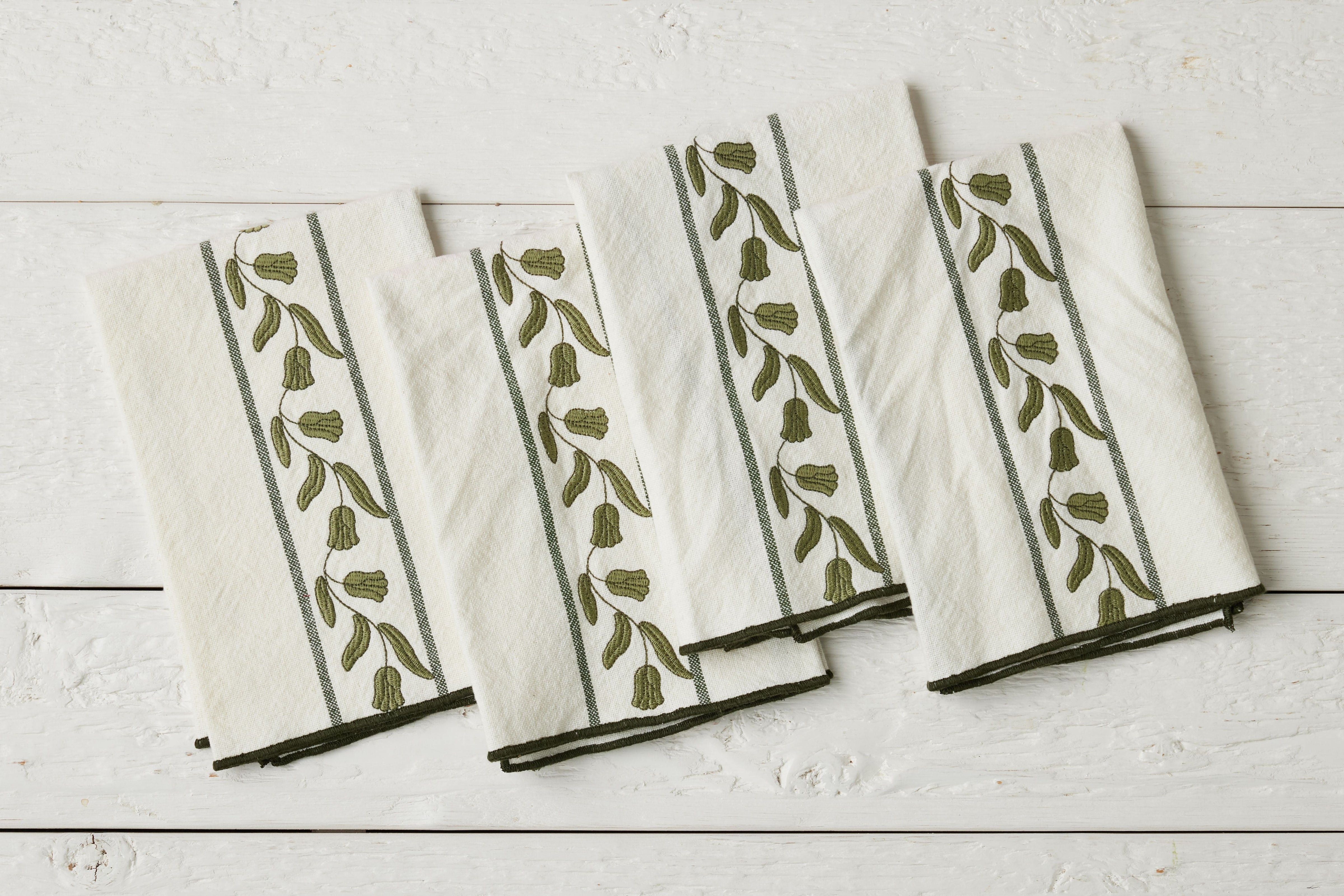 Tulip Dinner Napkins, Set of 4