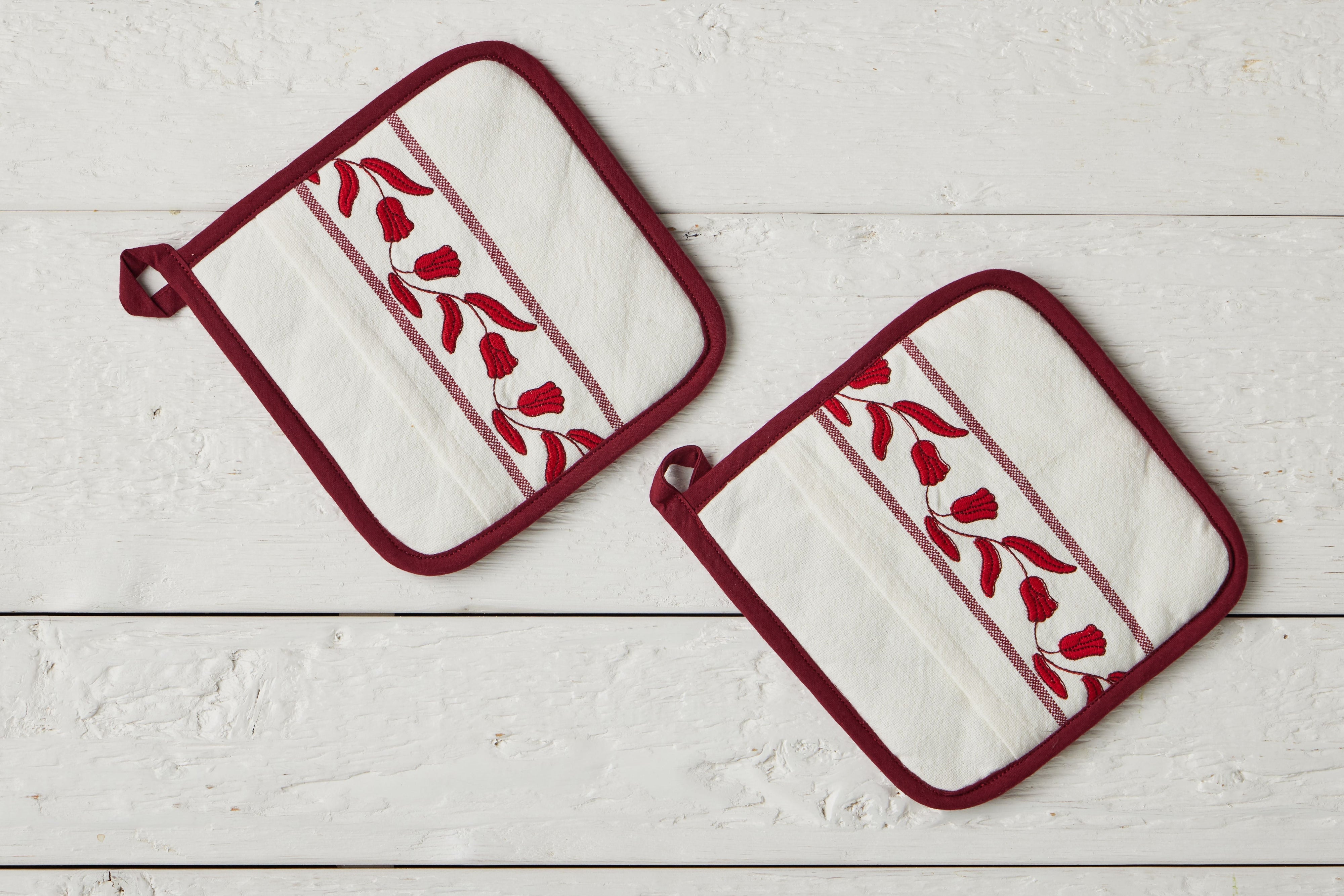 Tulip Pot Holder, Set of 2