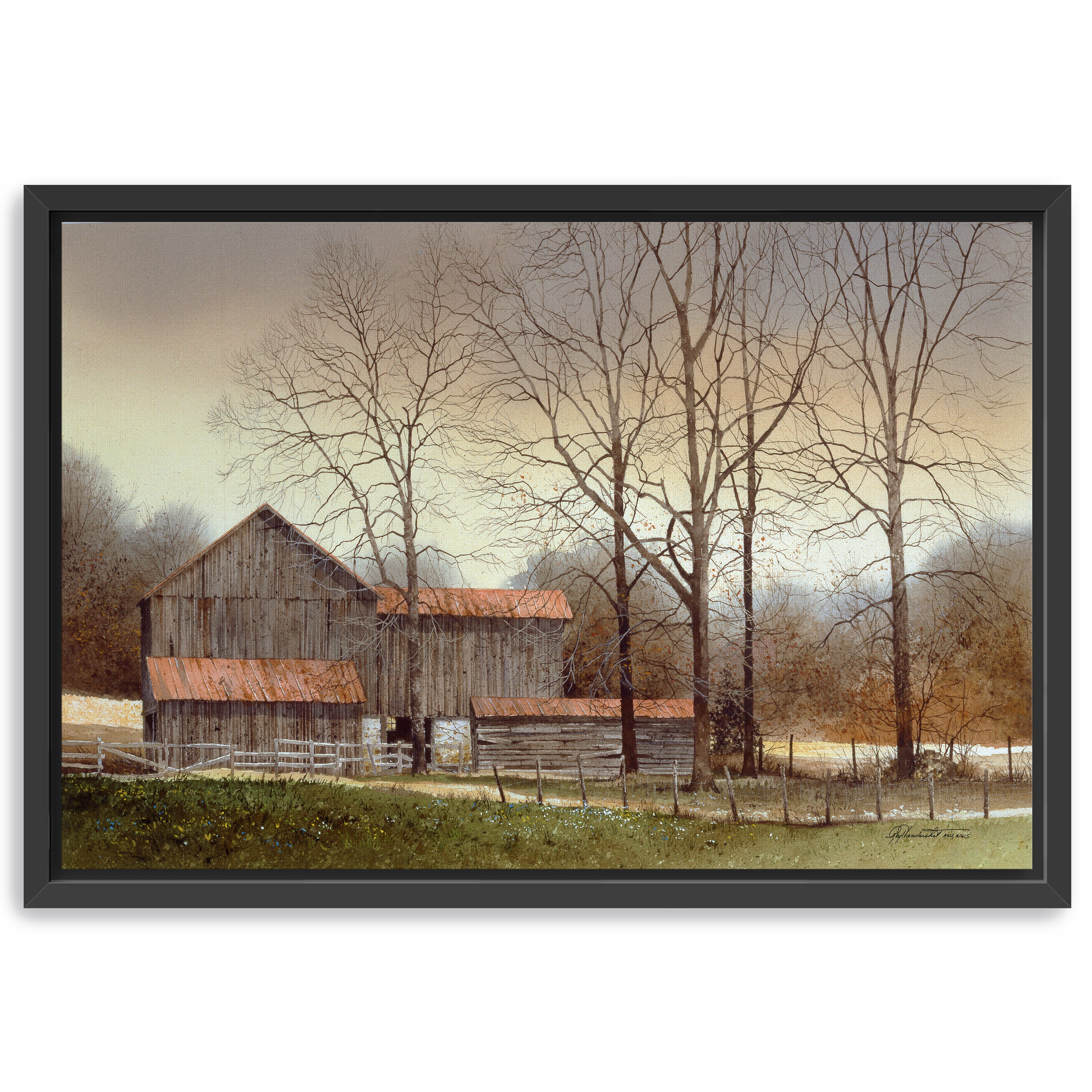 Treeline Canvas Giclee