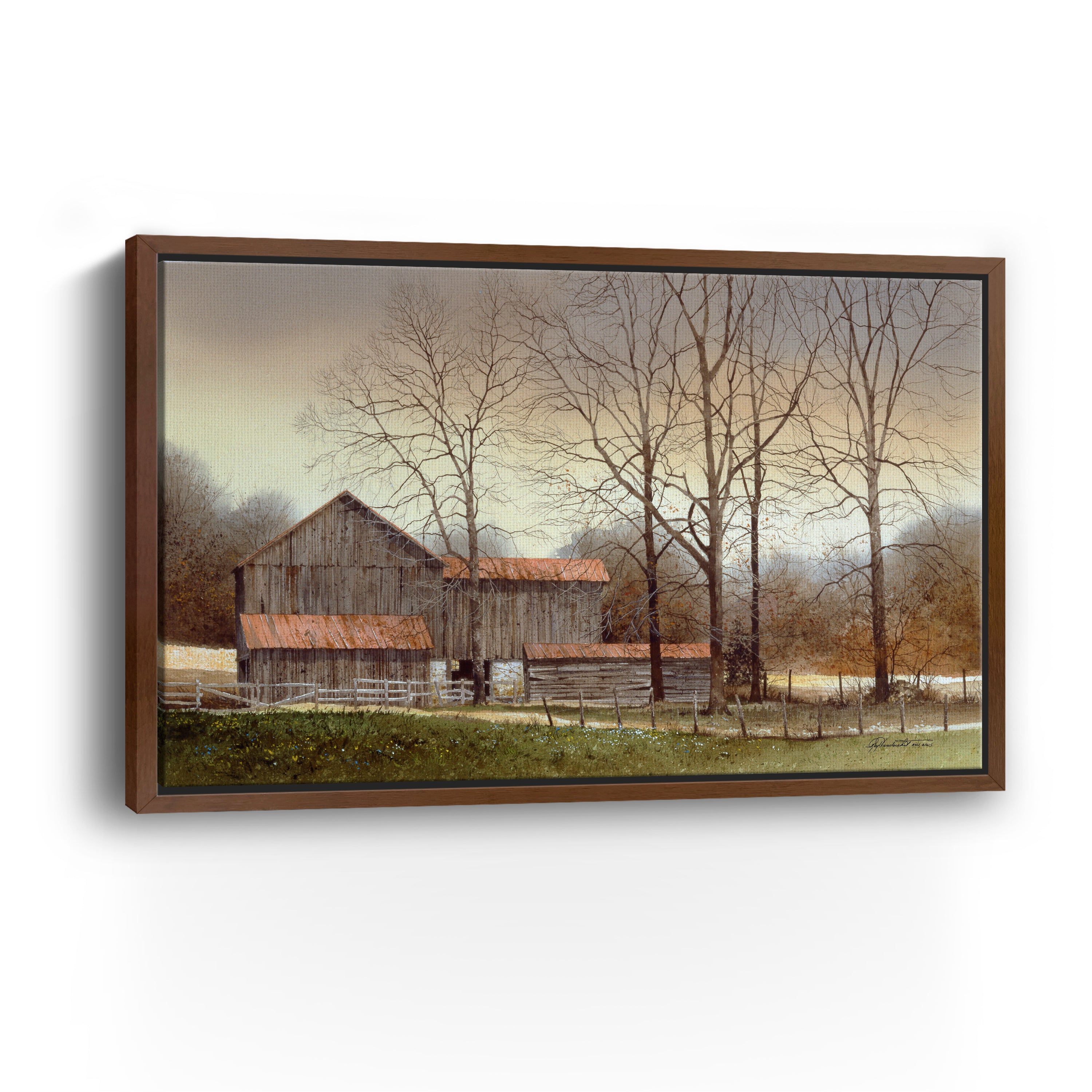 Treeline Canvas Giclee