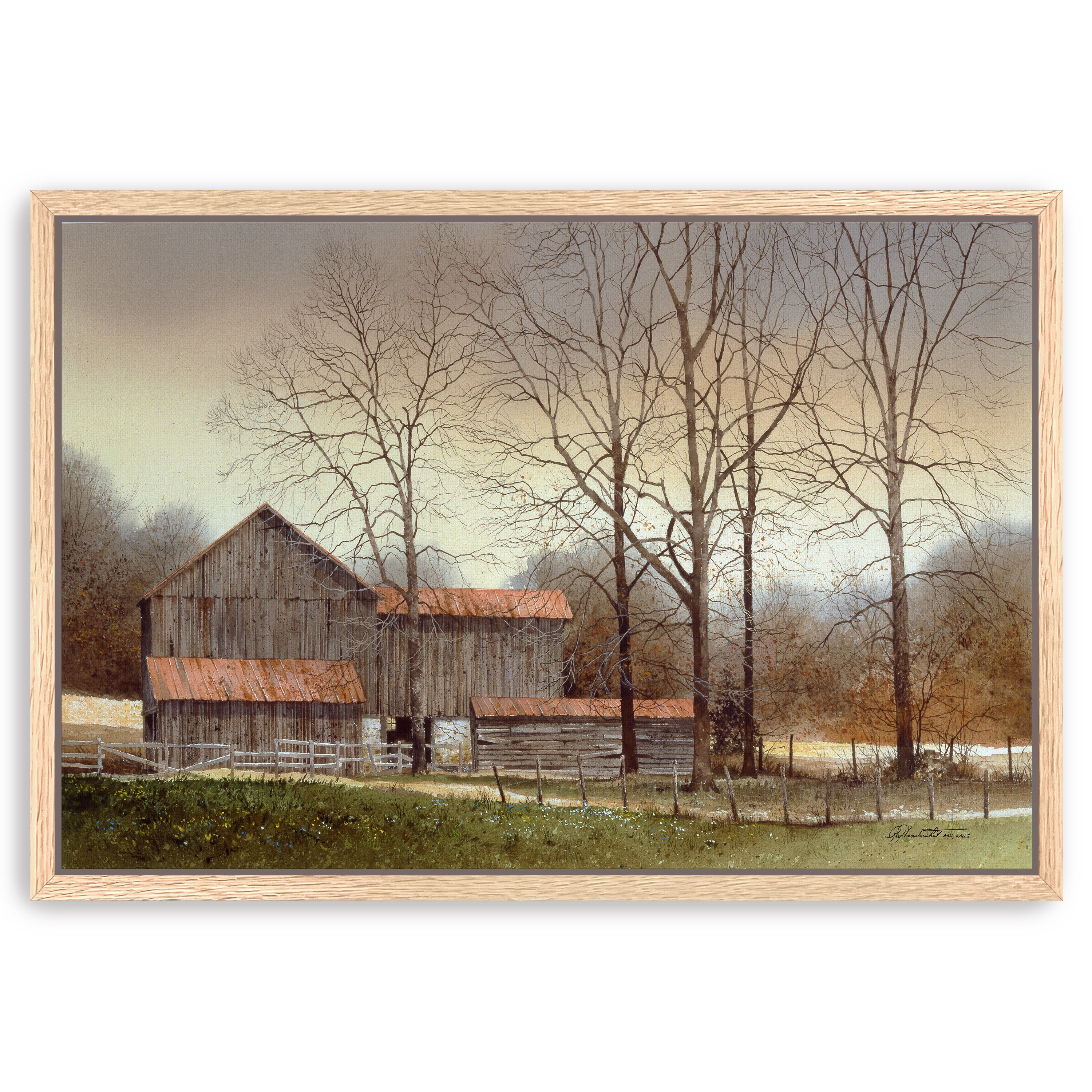 Treeline Canvas Giclee