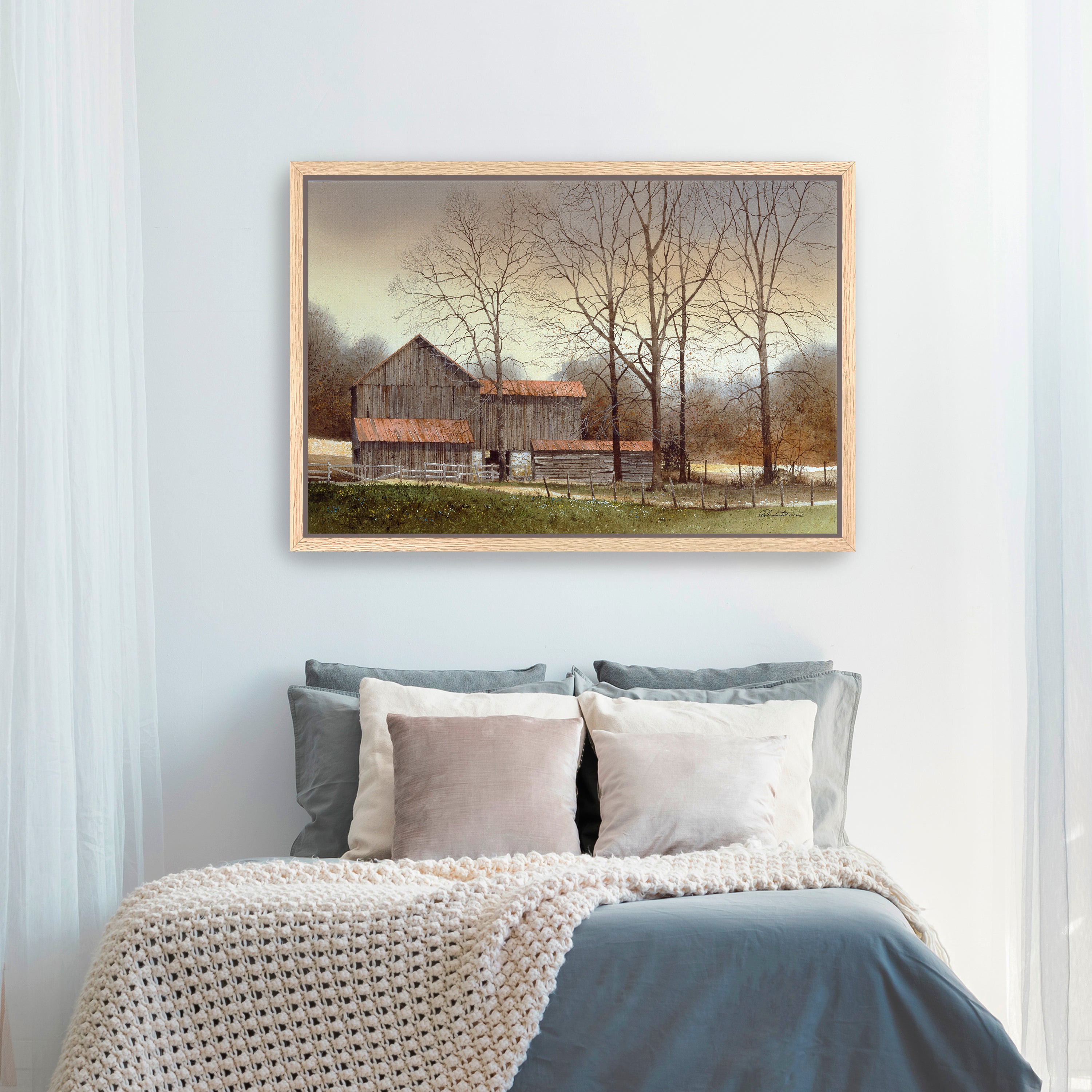 Treeline Canvas Giclee