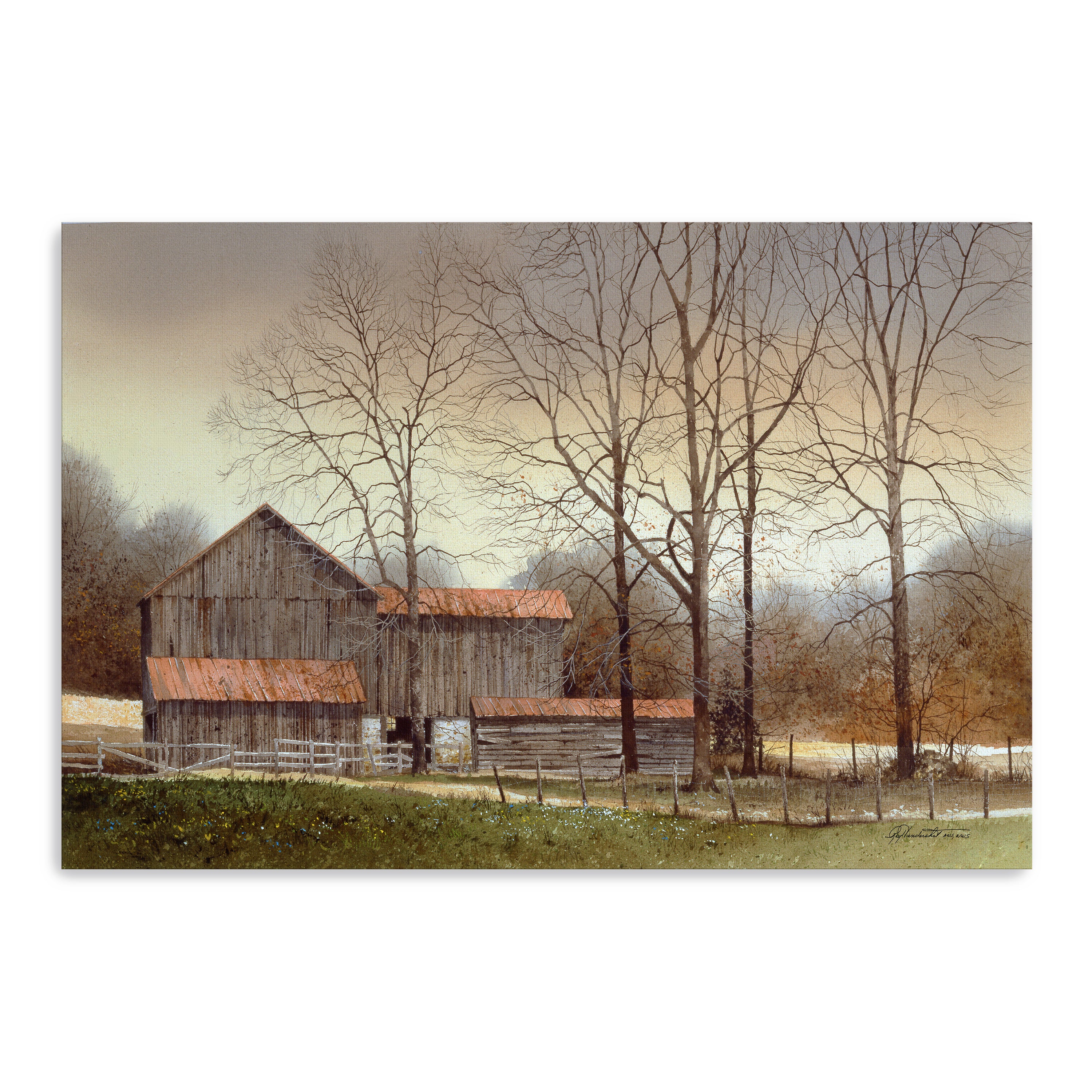 Treeline Canvas Giclee