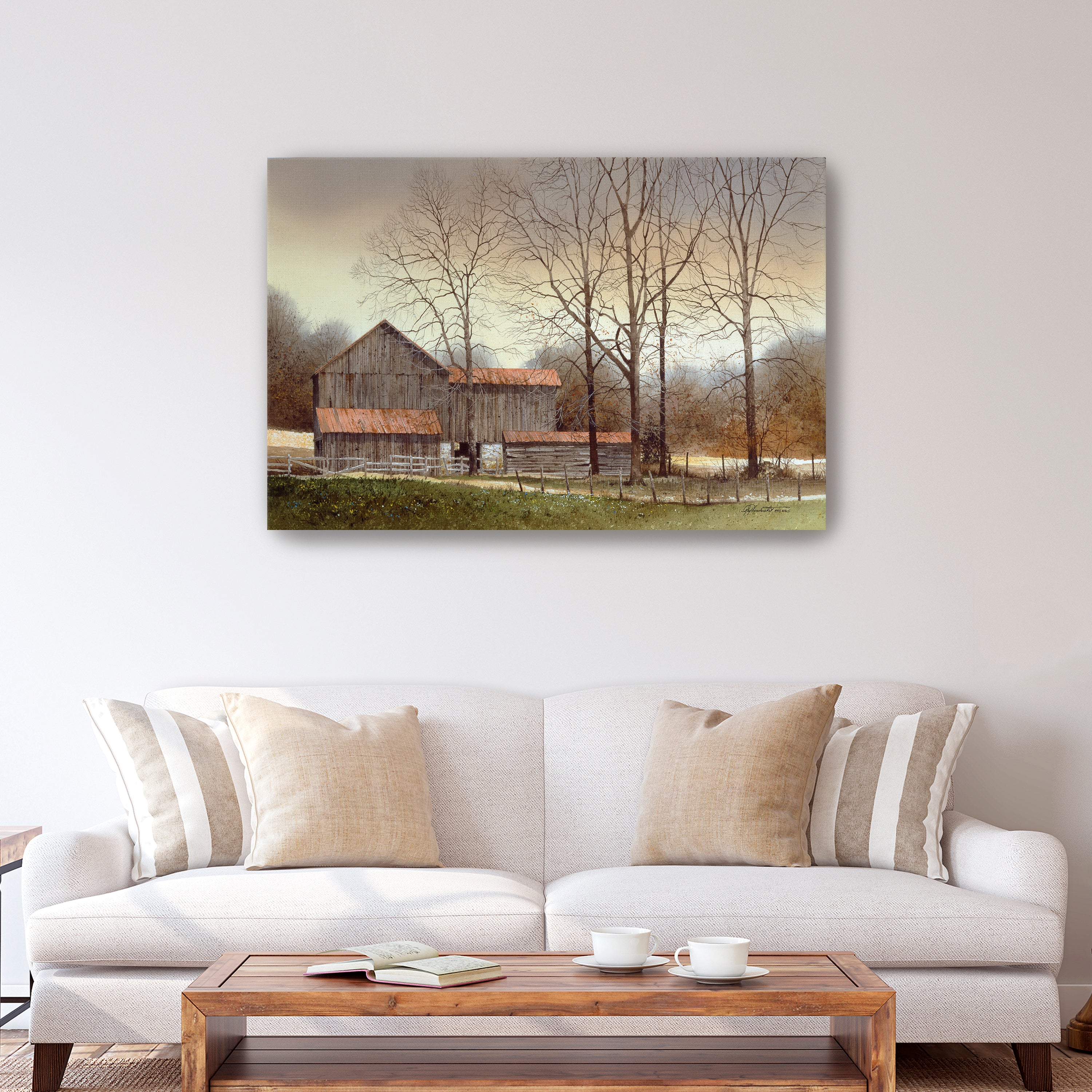 Treeline Canvas Giclee