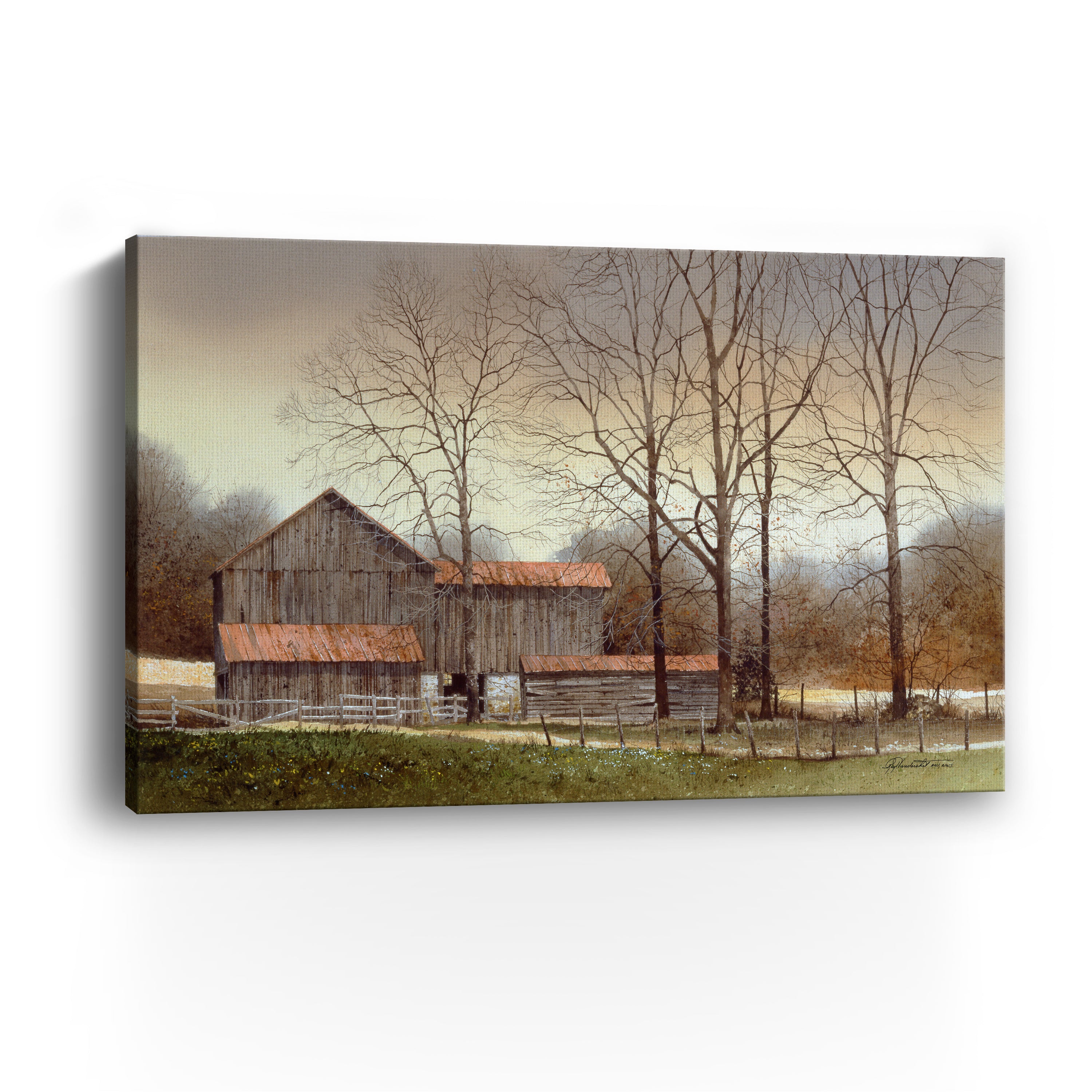 Treeline Canvas Giclee