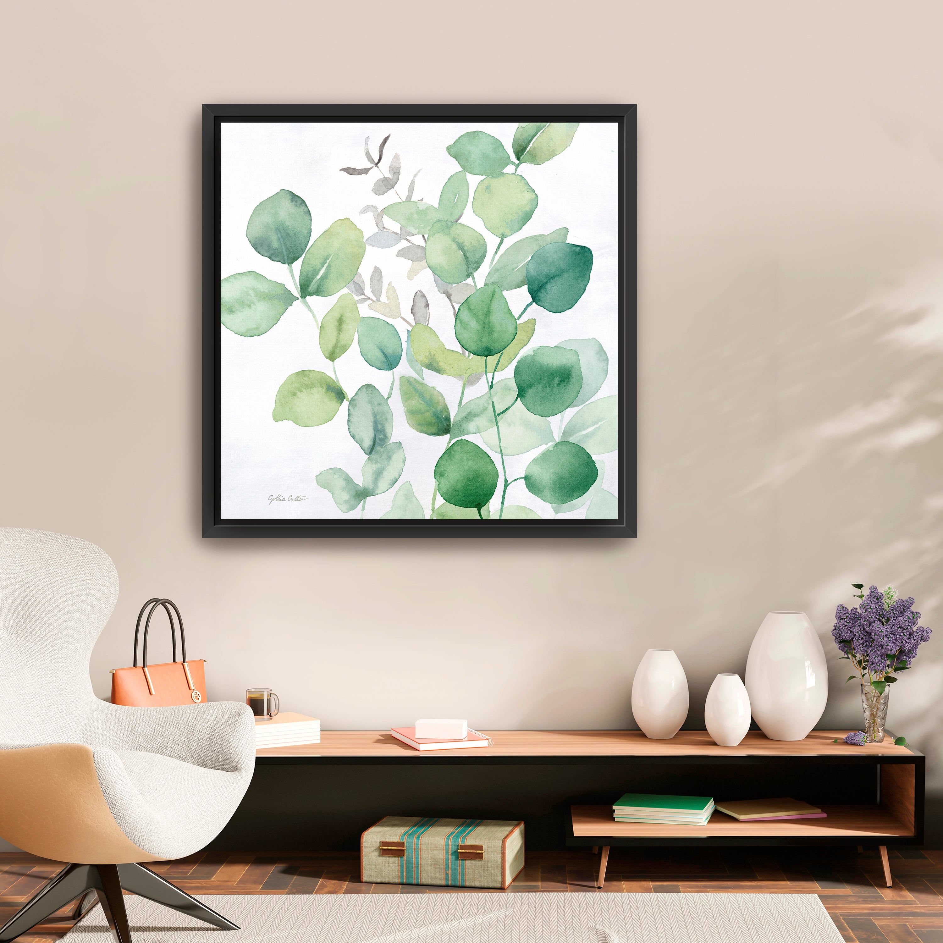 Eucalyptus Leaves I Canvas Giclee