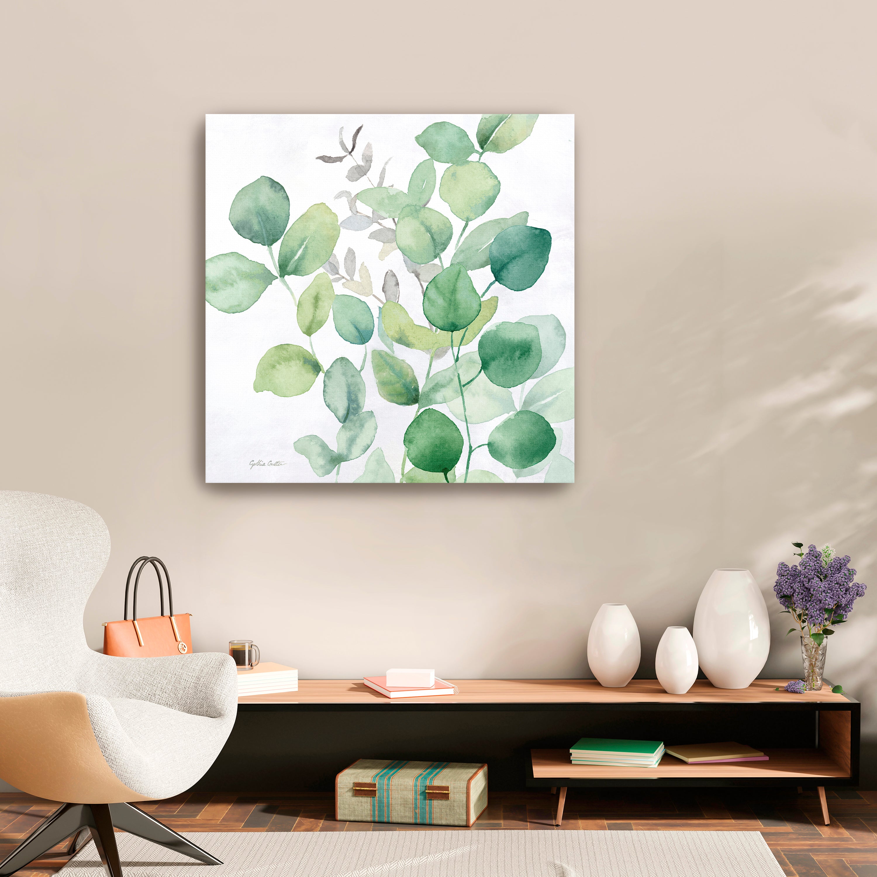 Eucalyptus Leaves I Canvas Giclee