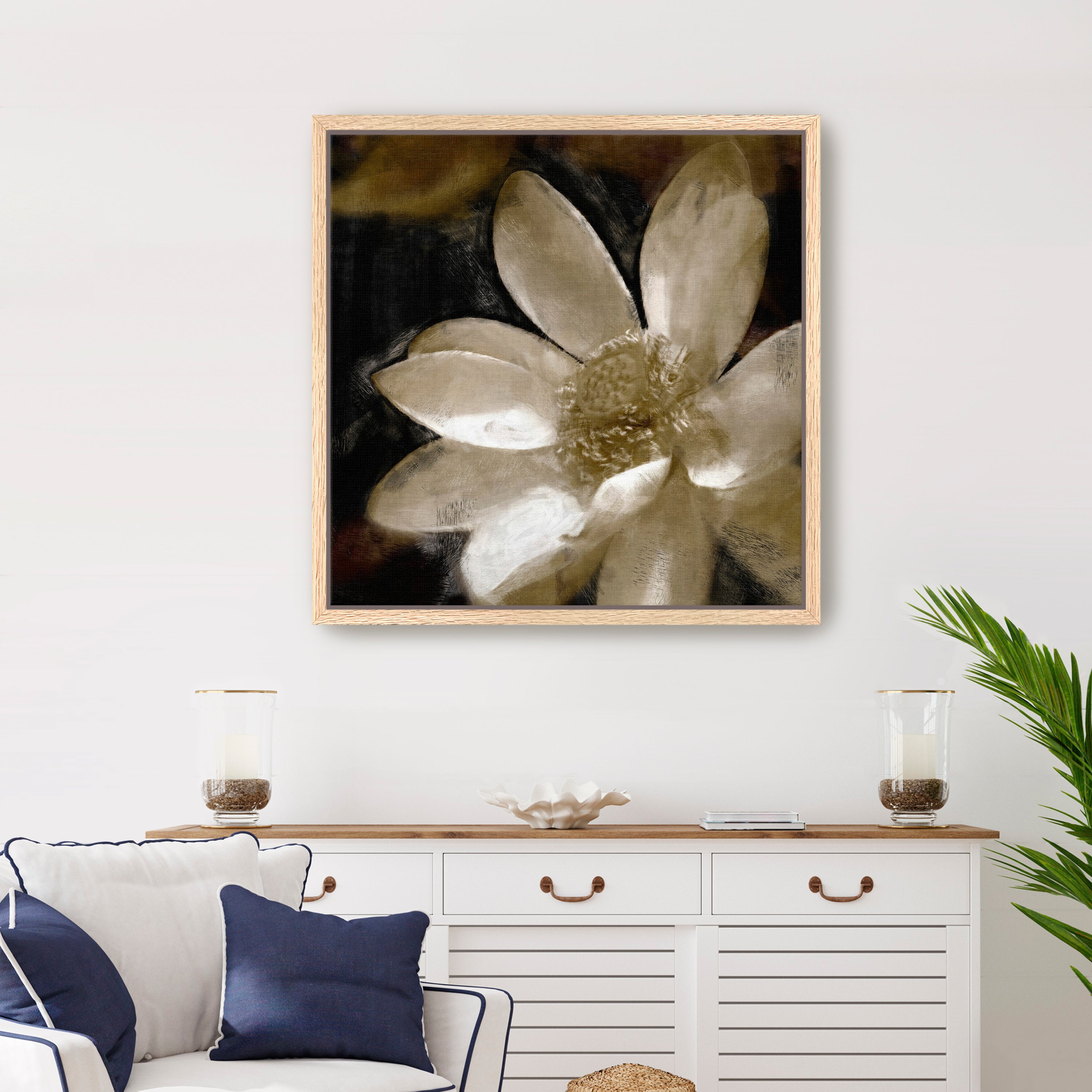 Bronze Lily Canvas Giclee