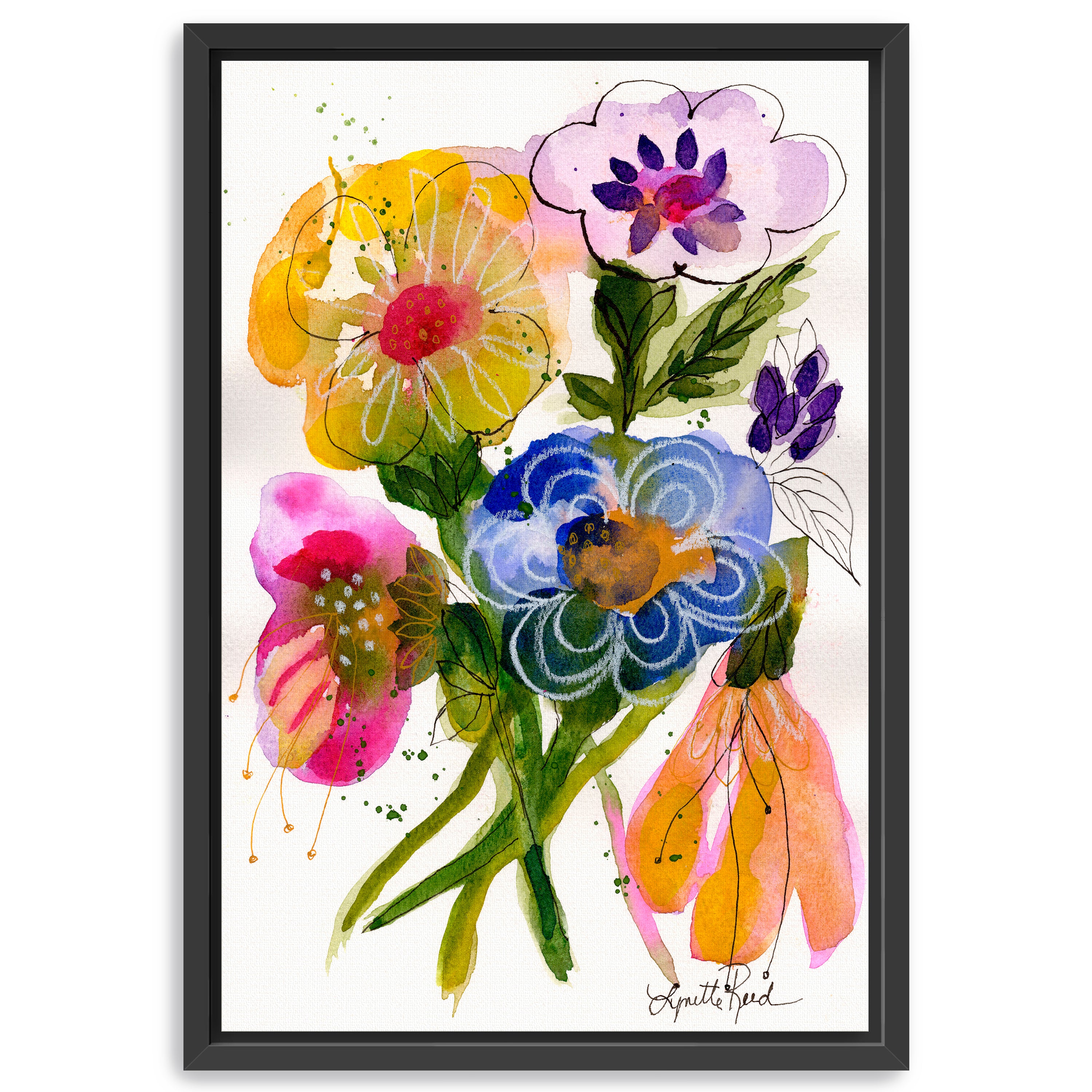 Brilliant Blooms 36 Canvas Giclee