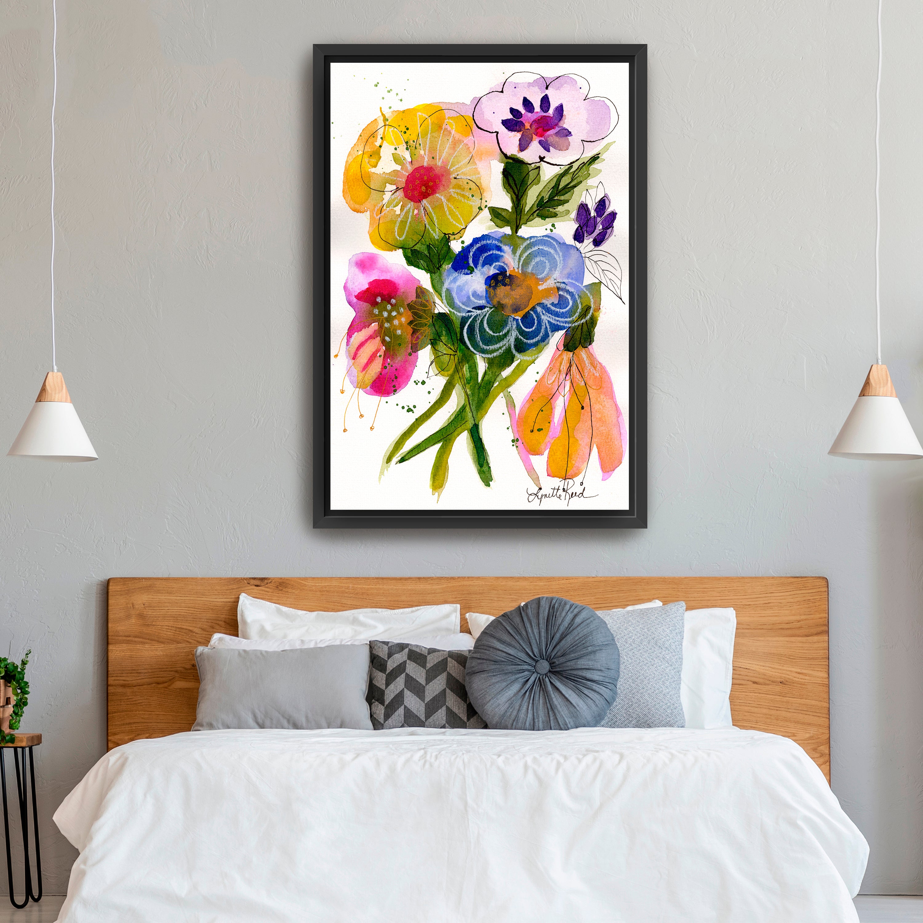Brilliant Blooms 36 Canvas Giclee