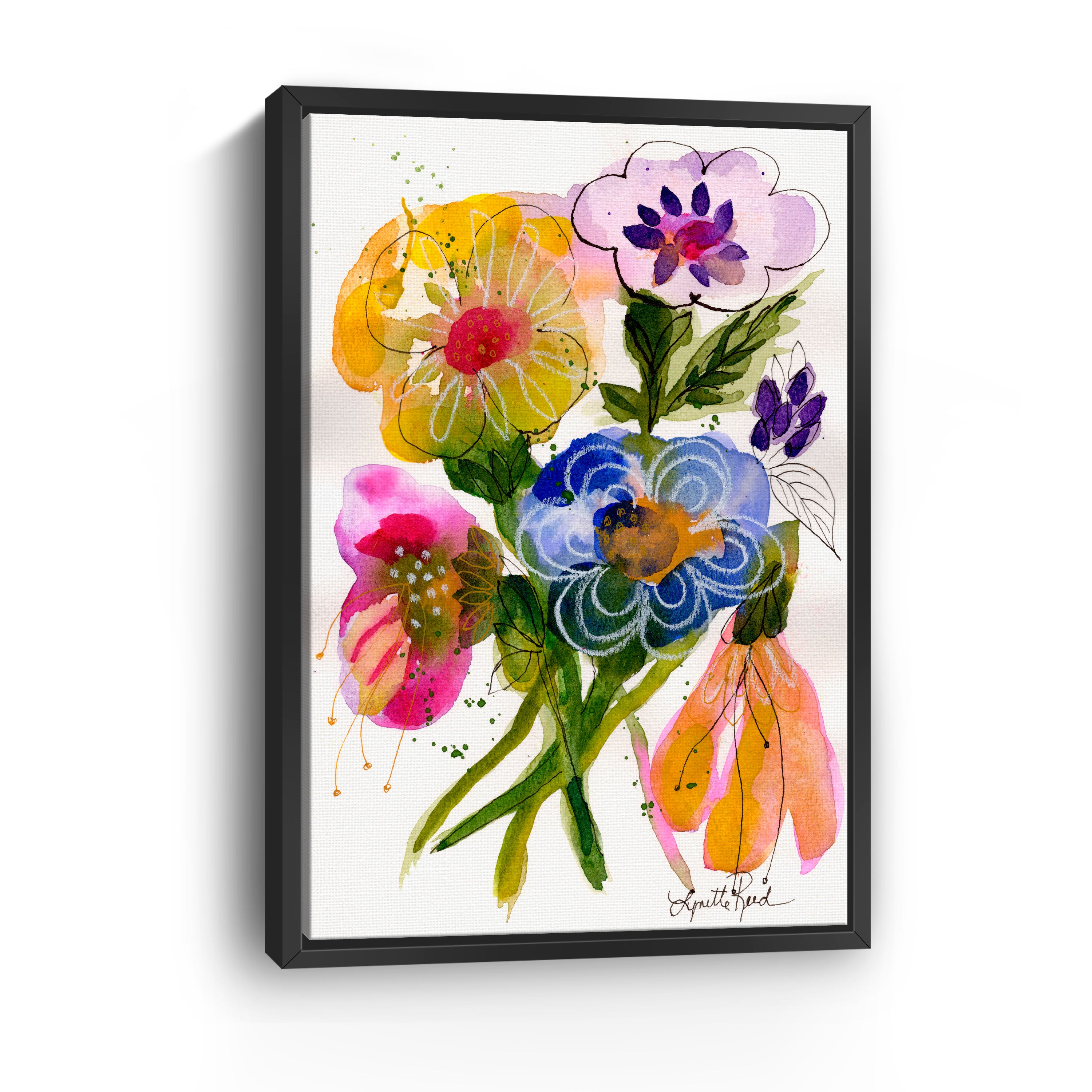 Brilliant Blooms 36 Canvas Giclee