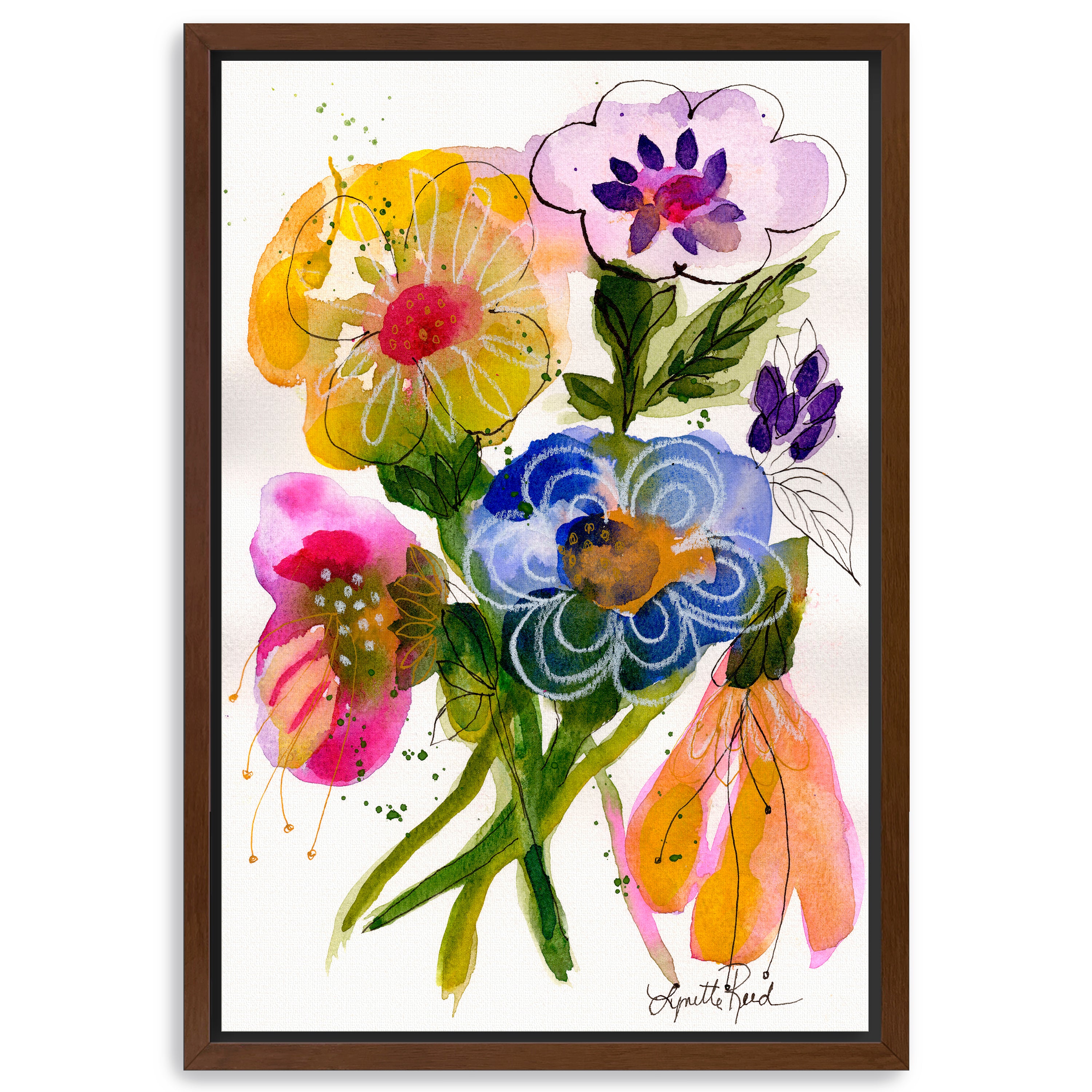 Brilliant Blooms 36 Canvas Giclee