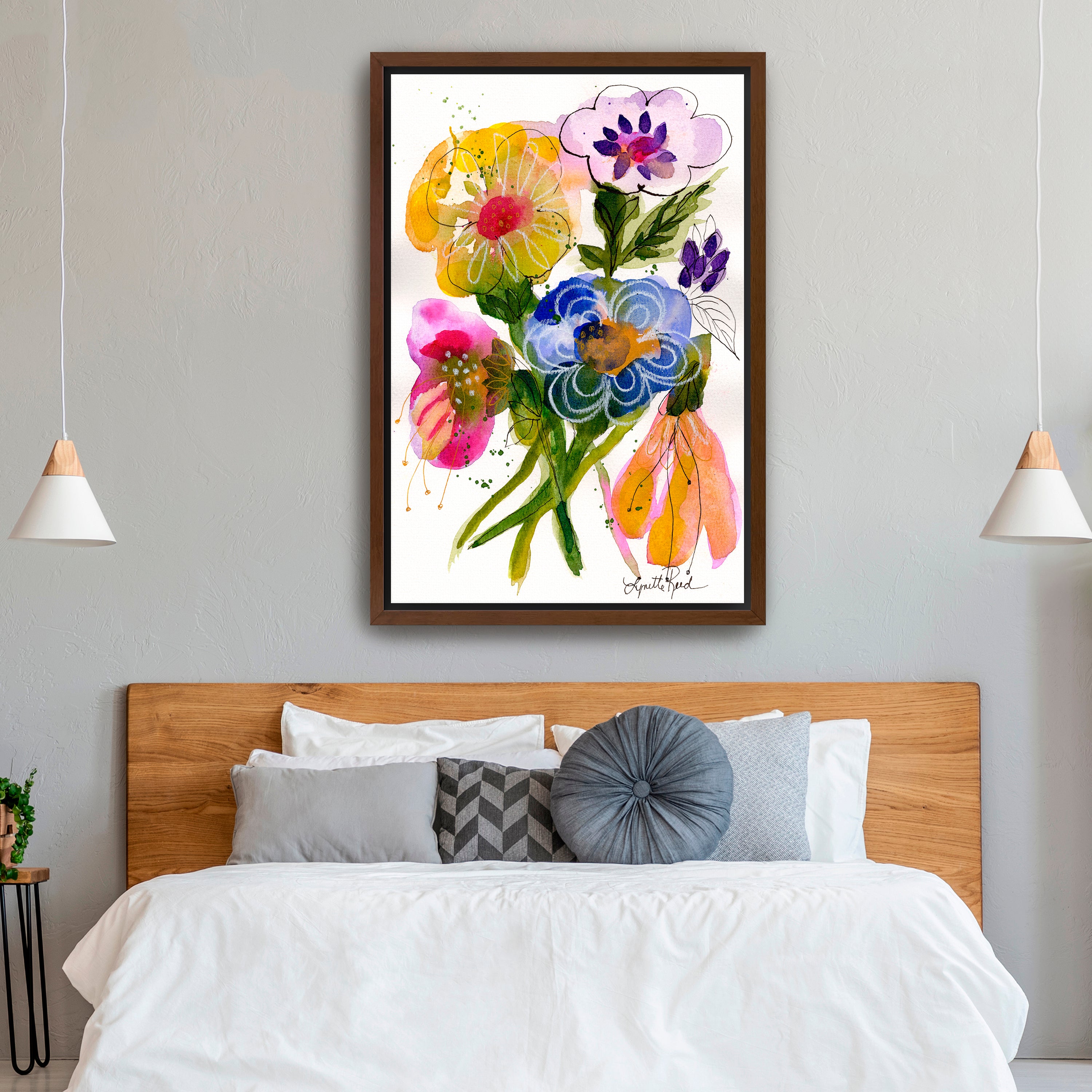 Brilliant Blooms 36 Canvas Giclee