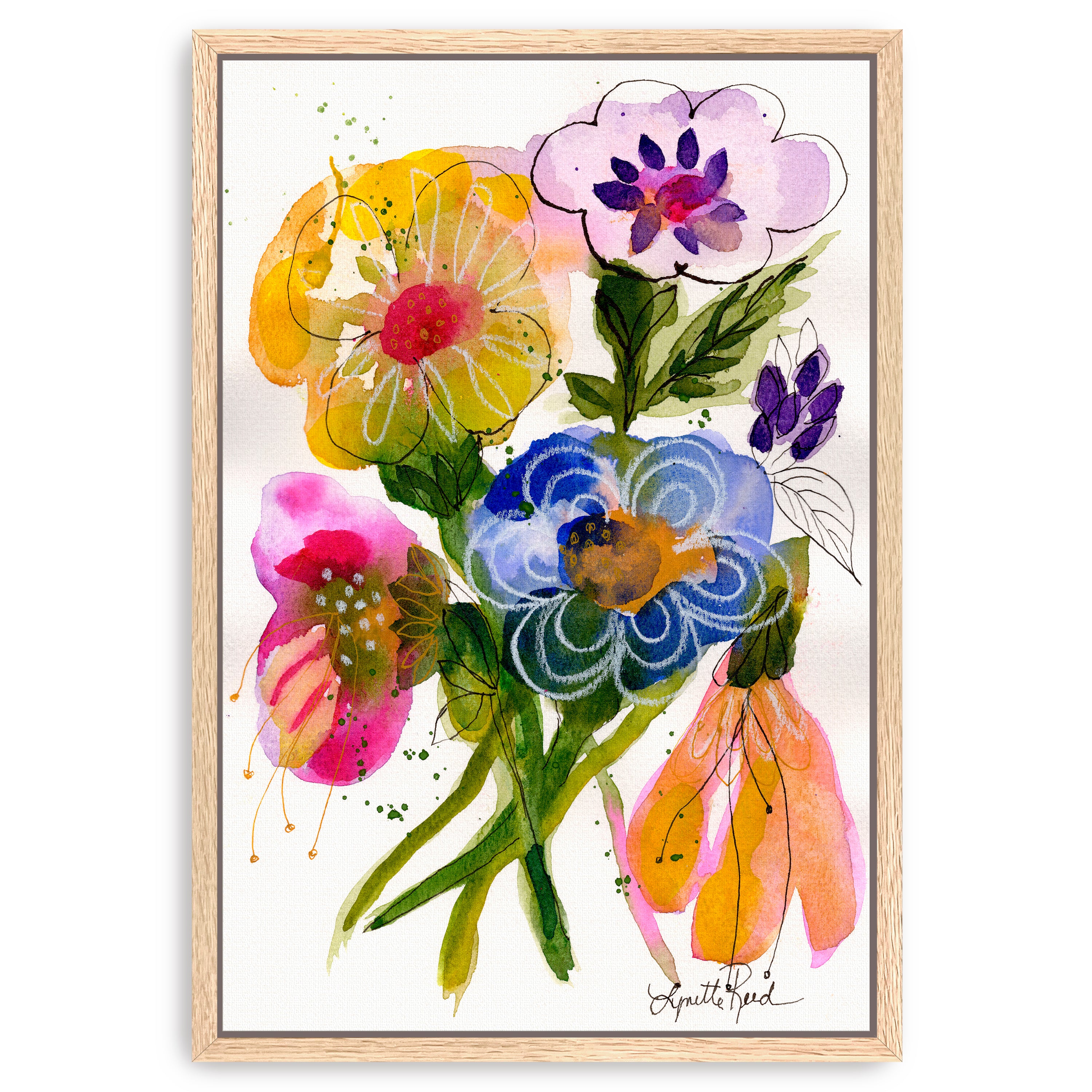 Brilliant Blooms 36 Canvas Giclee