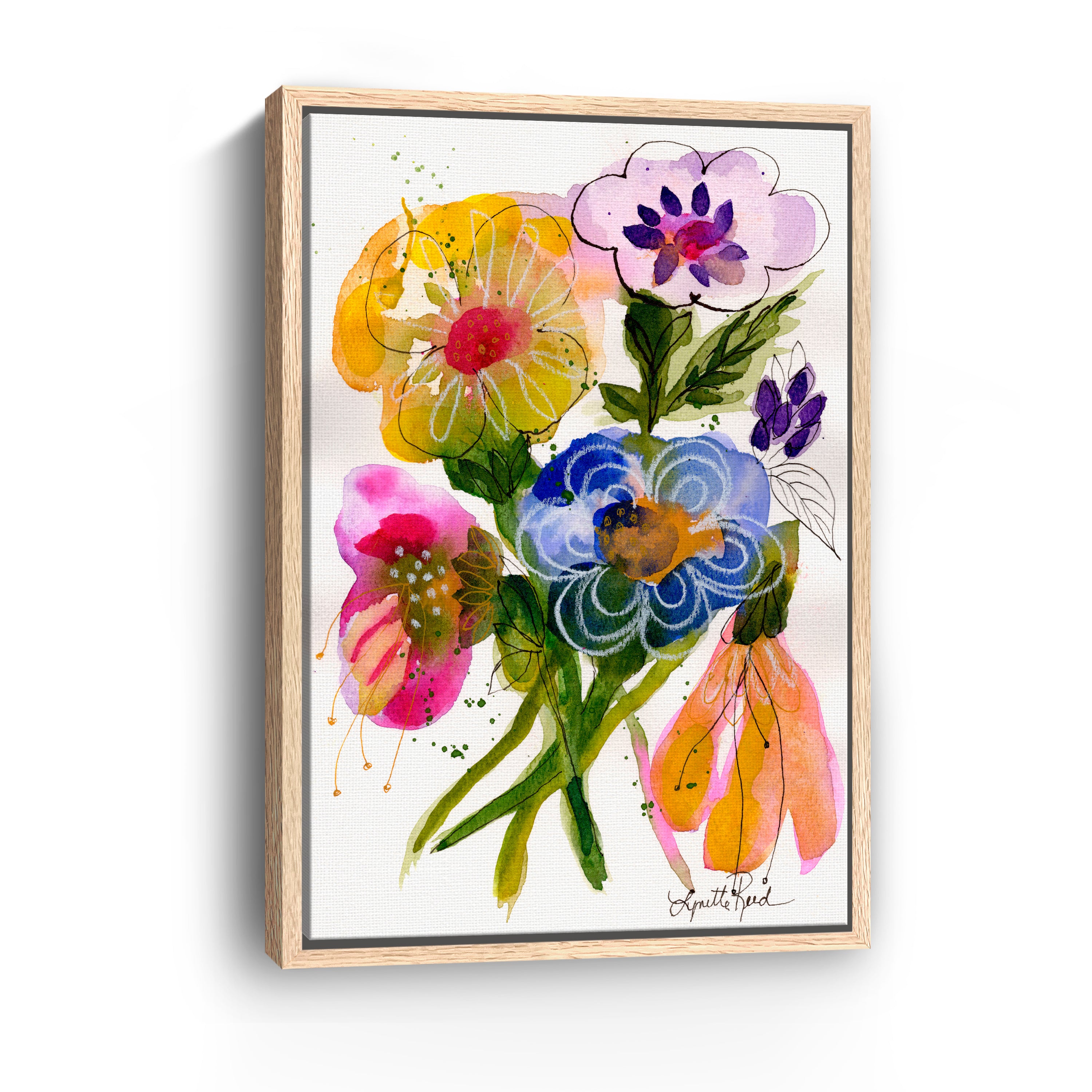 Brilliant Blooms 36 Canvas Giclee
