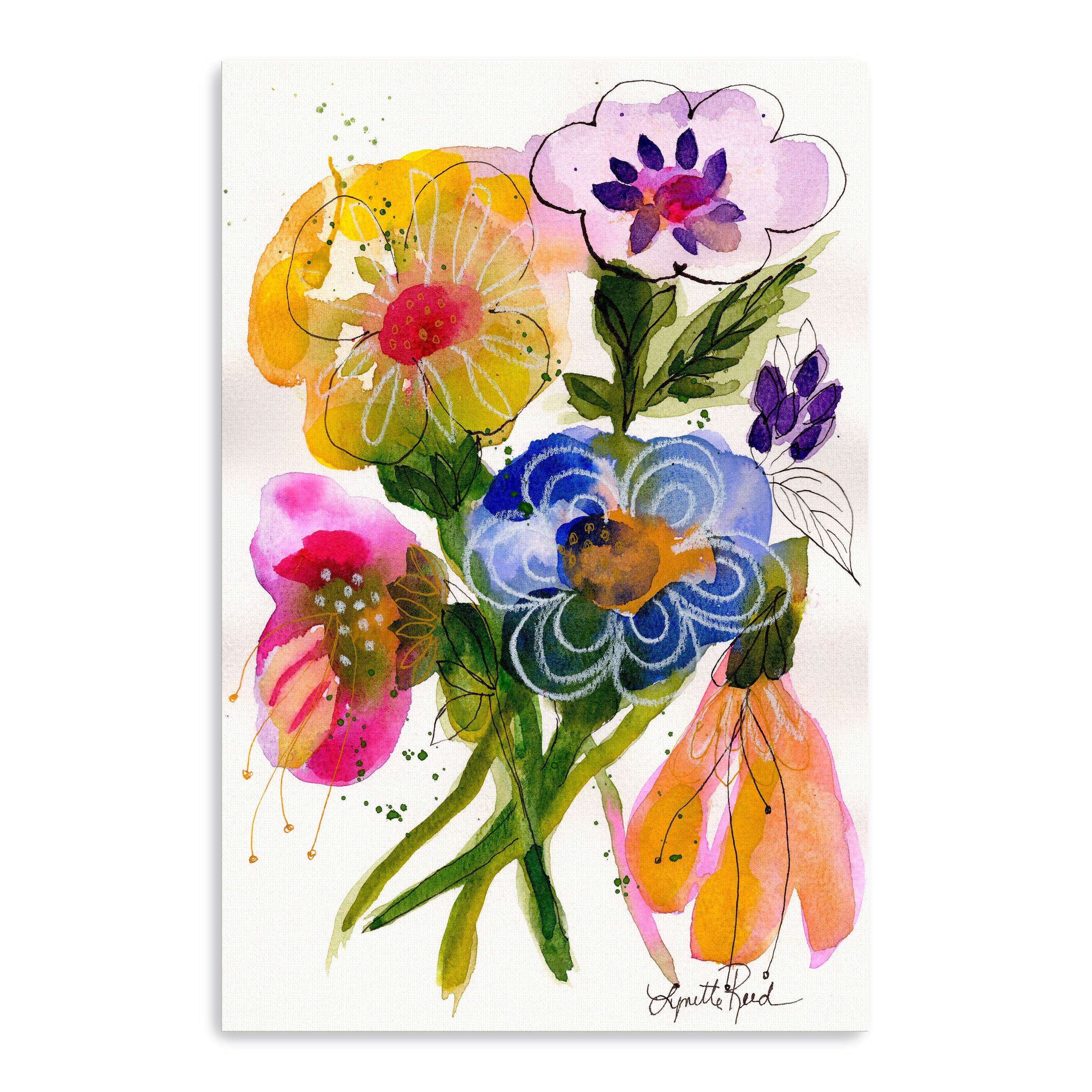 Brilliant Blooms 36 Canvas Giclee