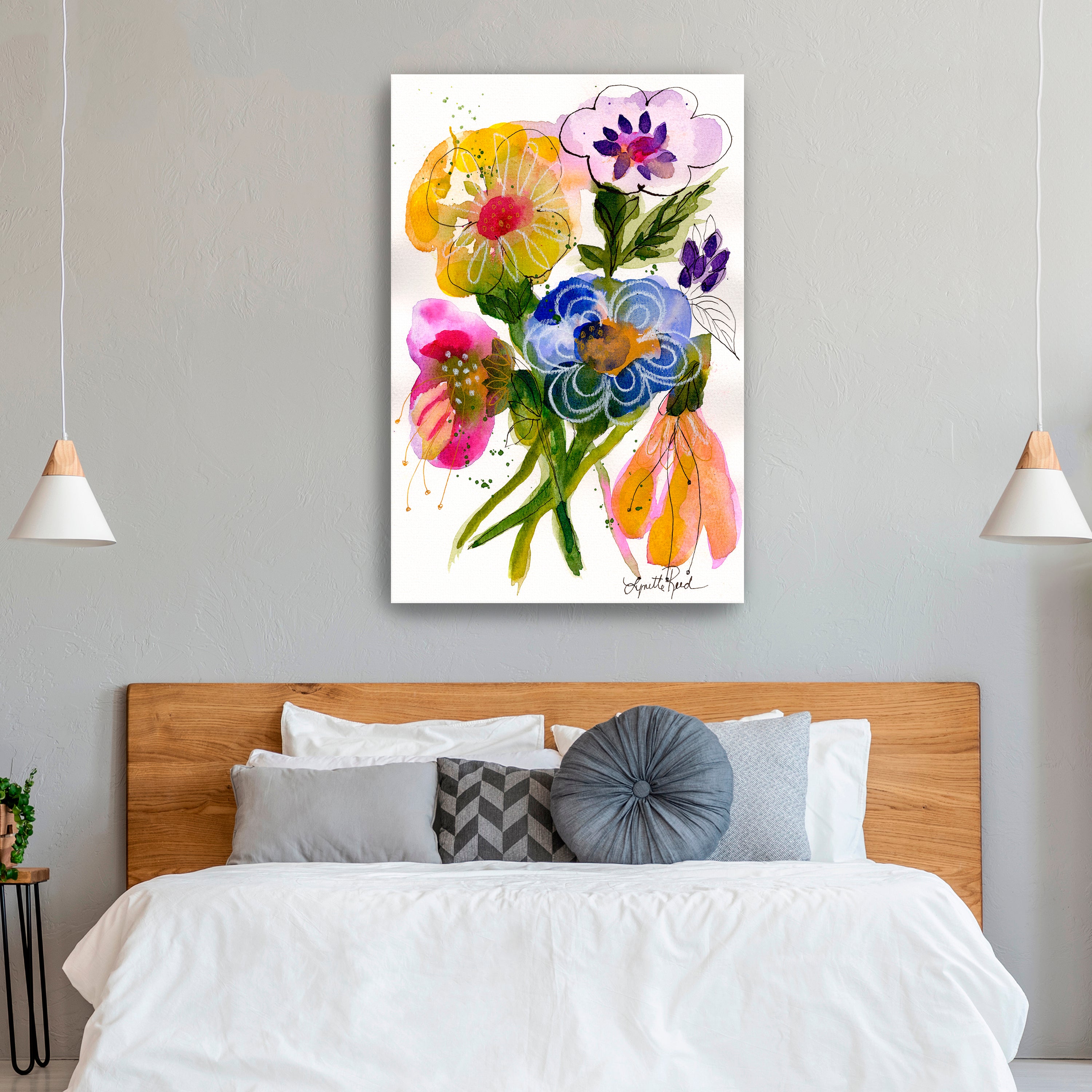 Brilliant Blooms 36 Canvas Giclee
