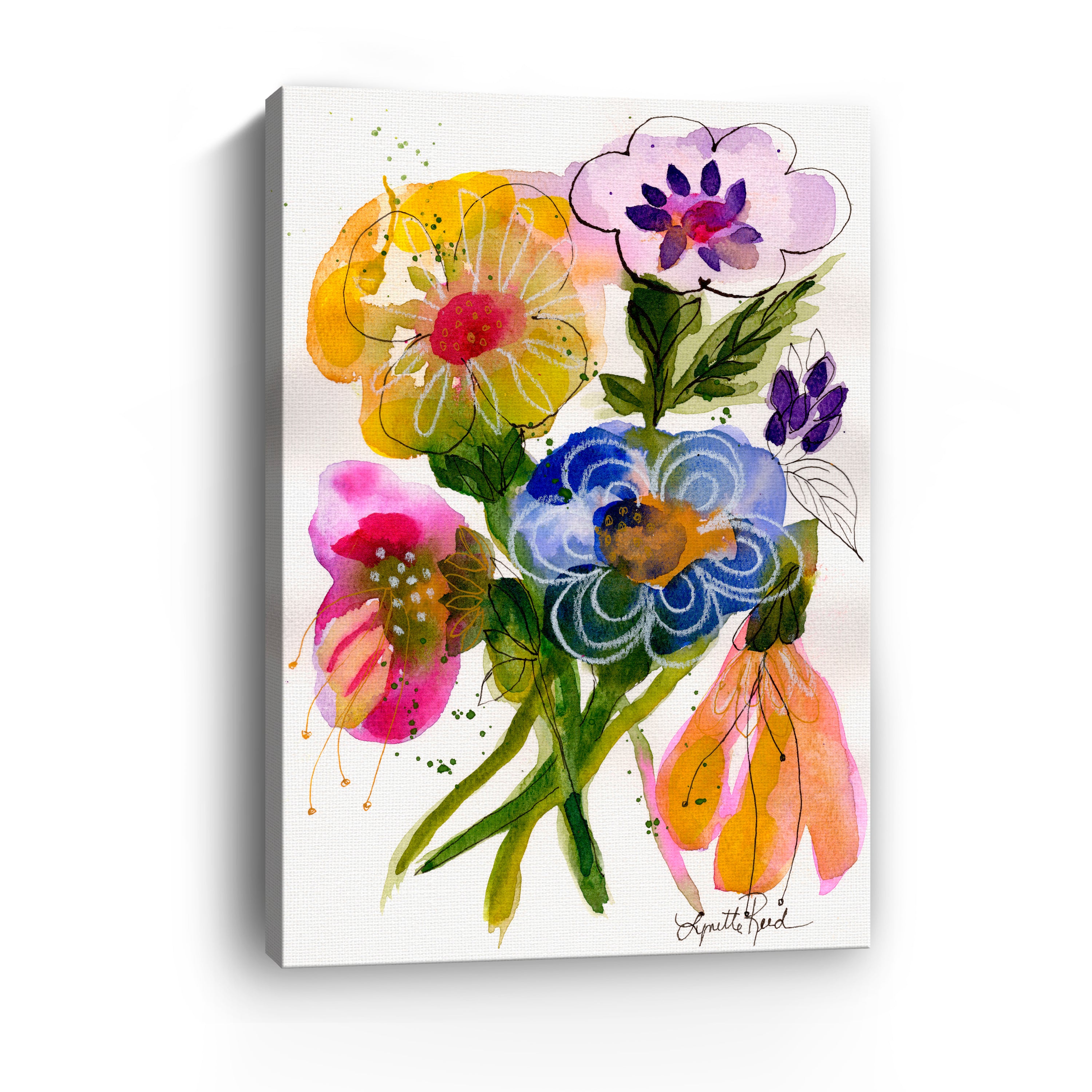 Brilliant Blooms 36 Canvas Giclee
