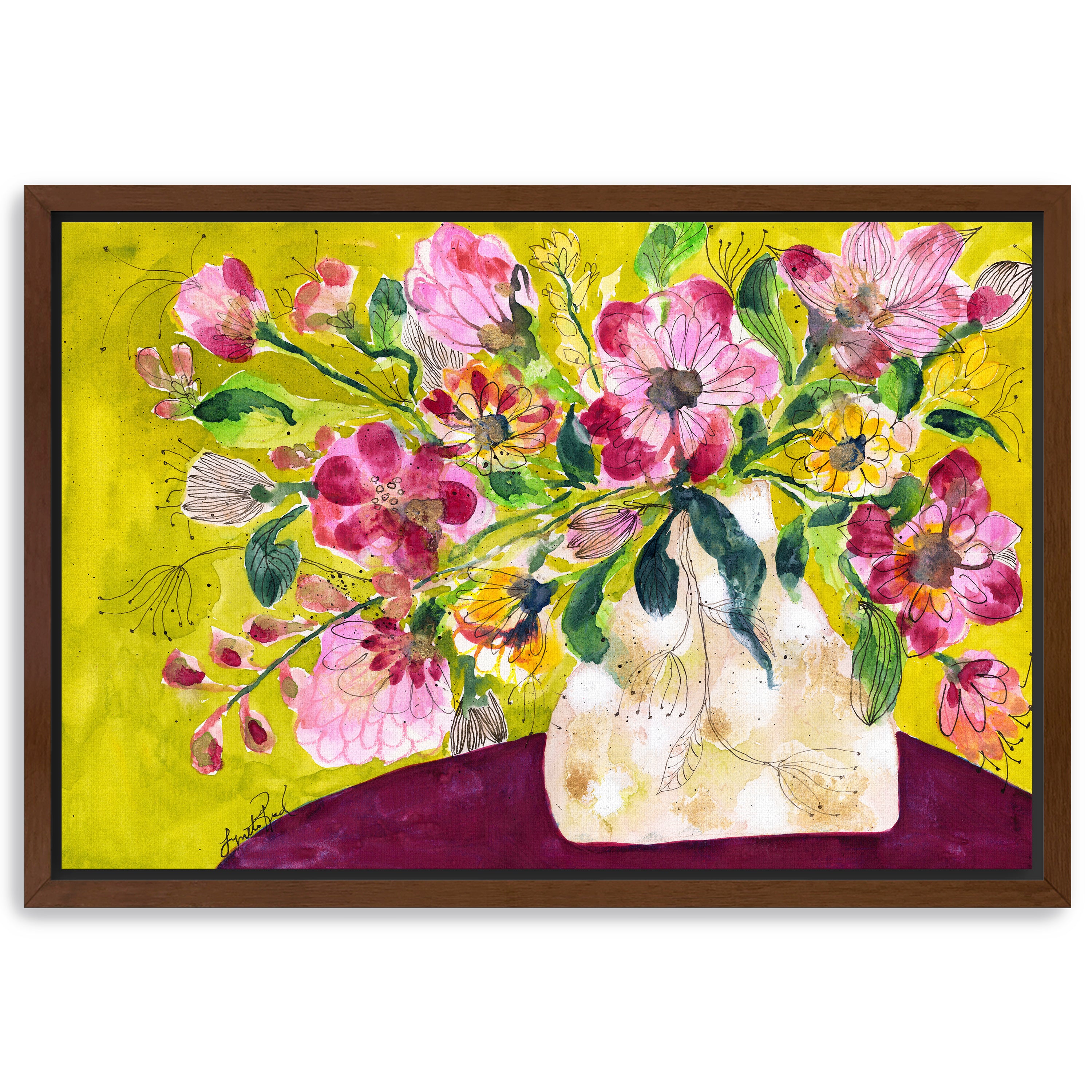 Vera's Table Canvas Giclee