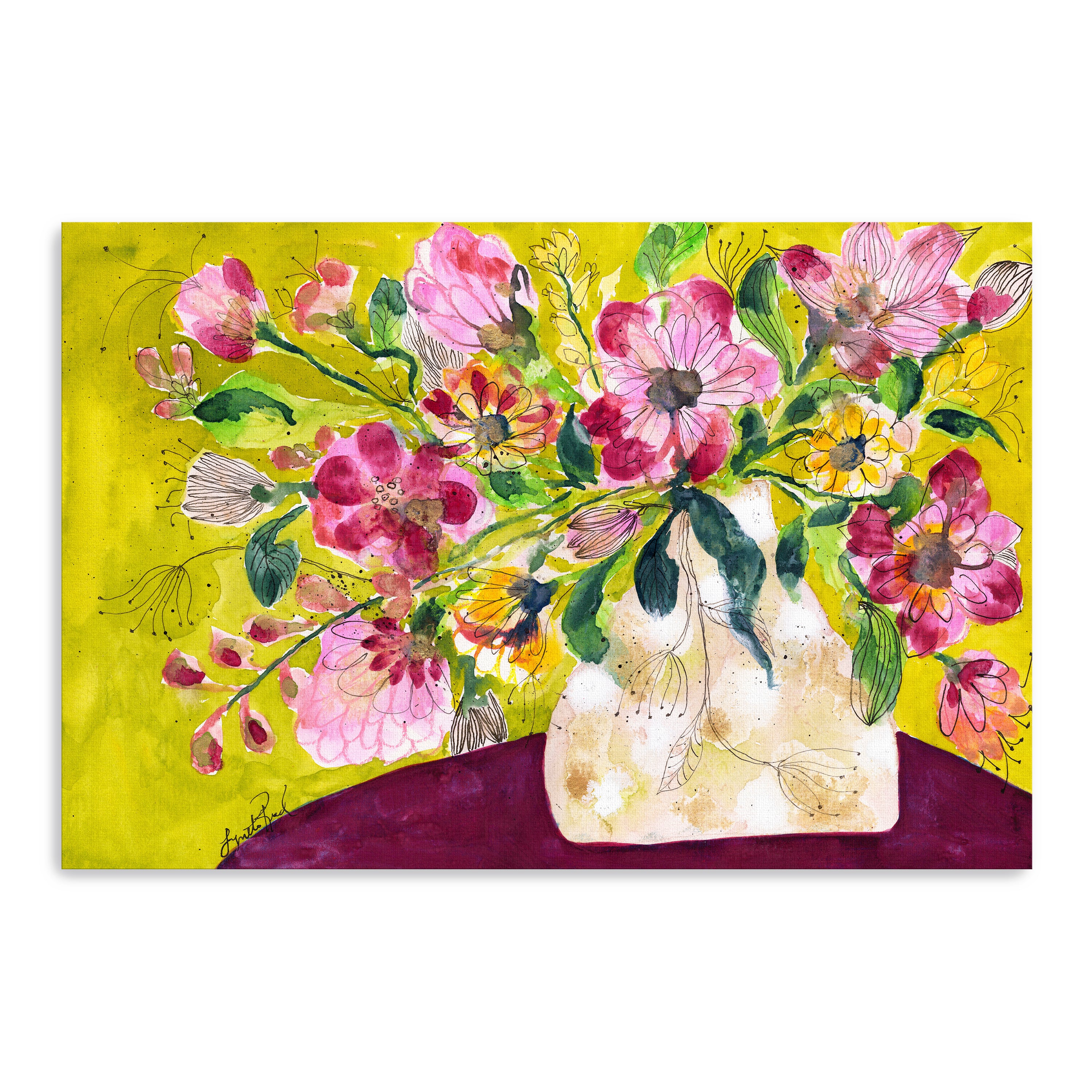 Vera's Table Canvas Giclee