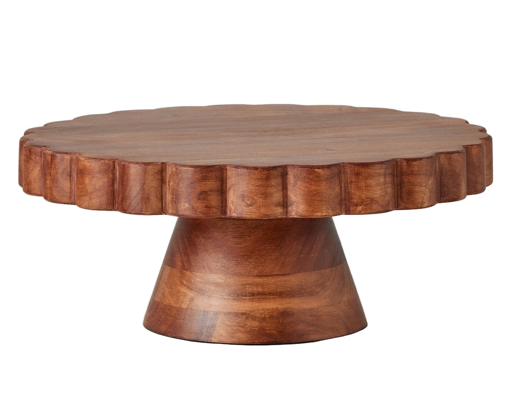 Pier 1 Scalloped Cake Stand - Thumbnail 2