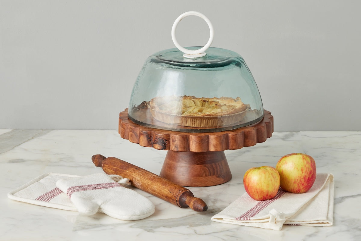 Pier 1 Scalloped Cake Stand