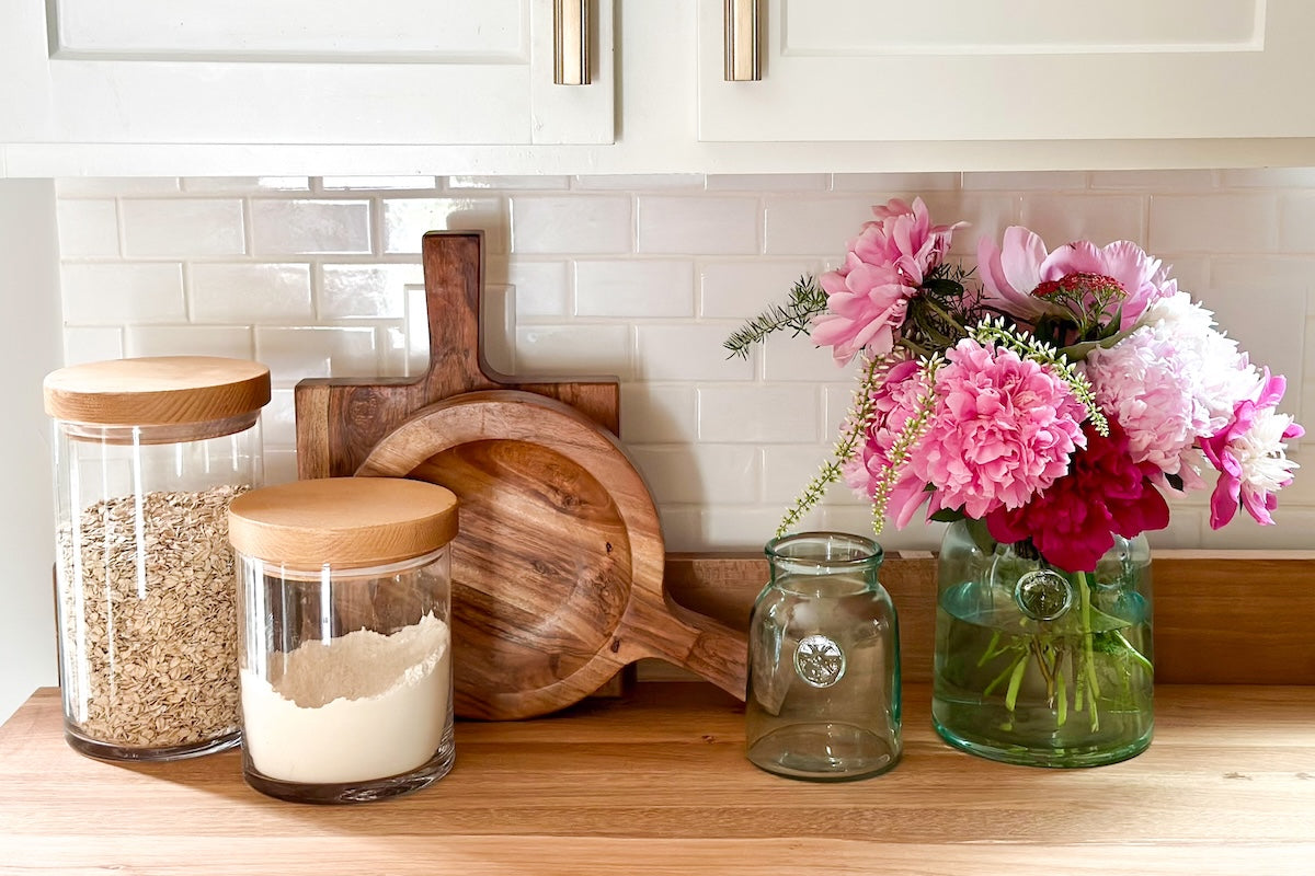French Bee Mason Jar Vase