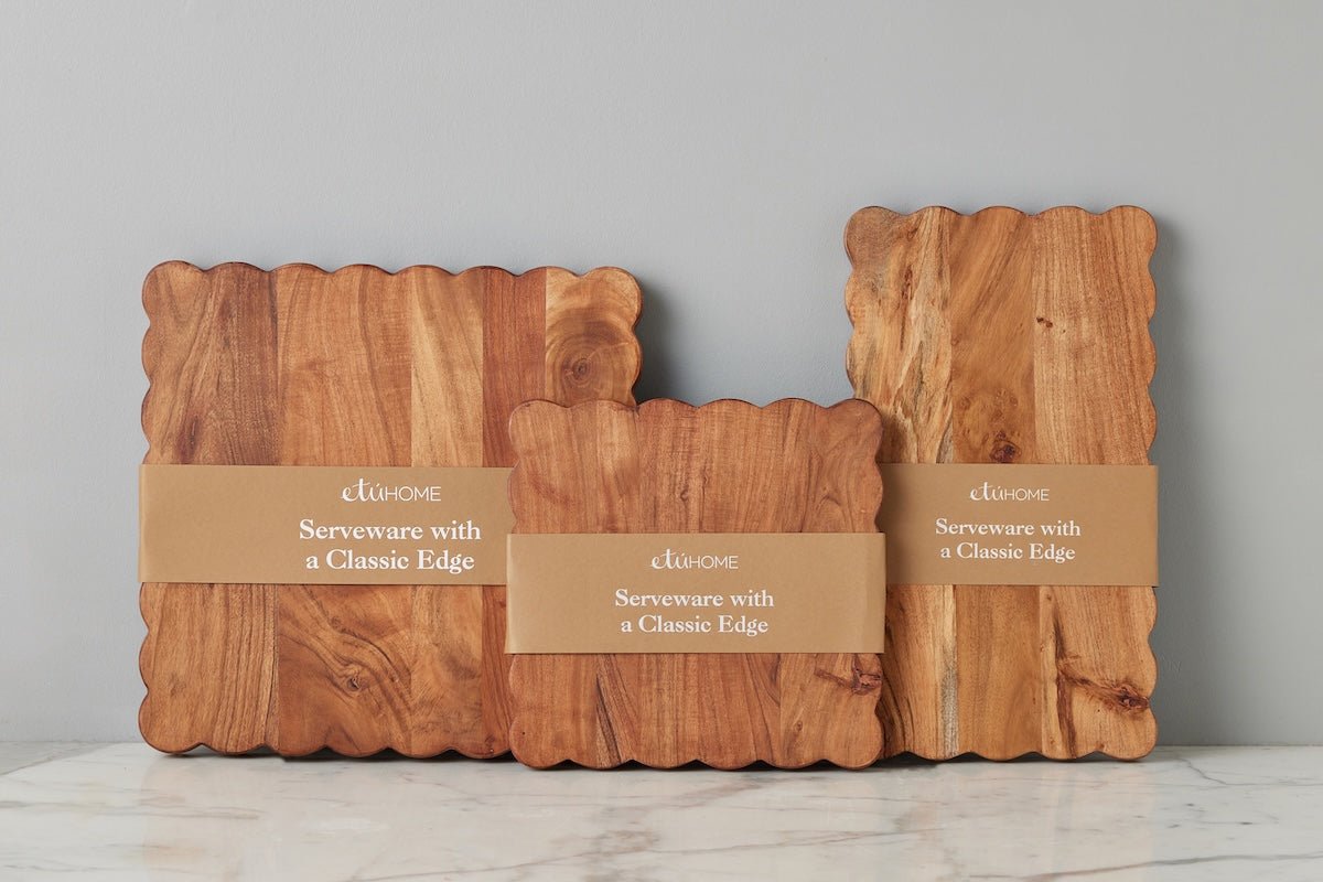 etúHOME Scalloped Cutting Board - Thumbnail 4