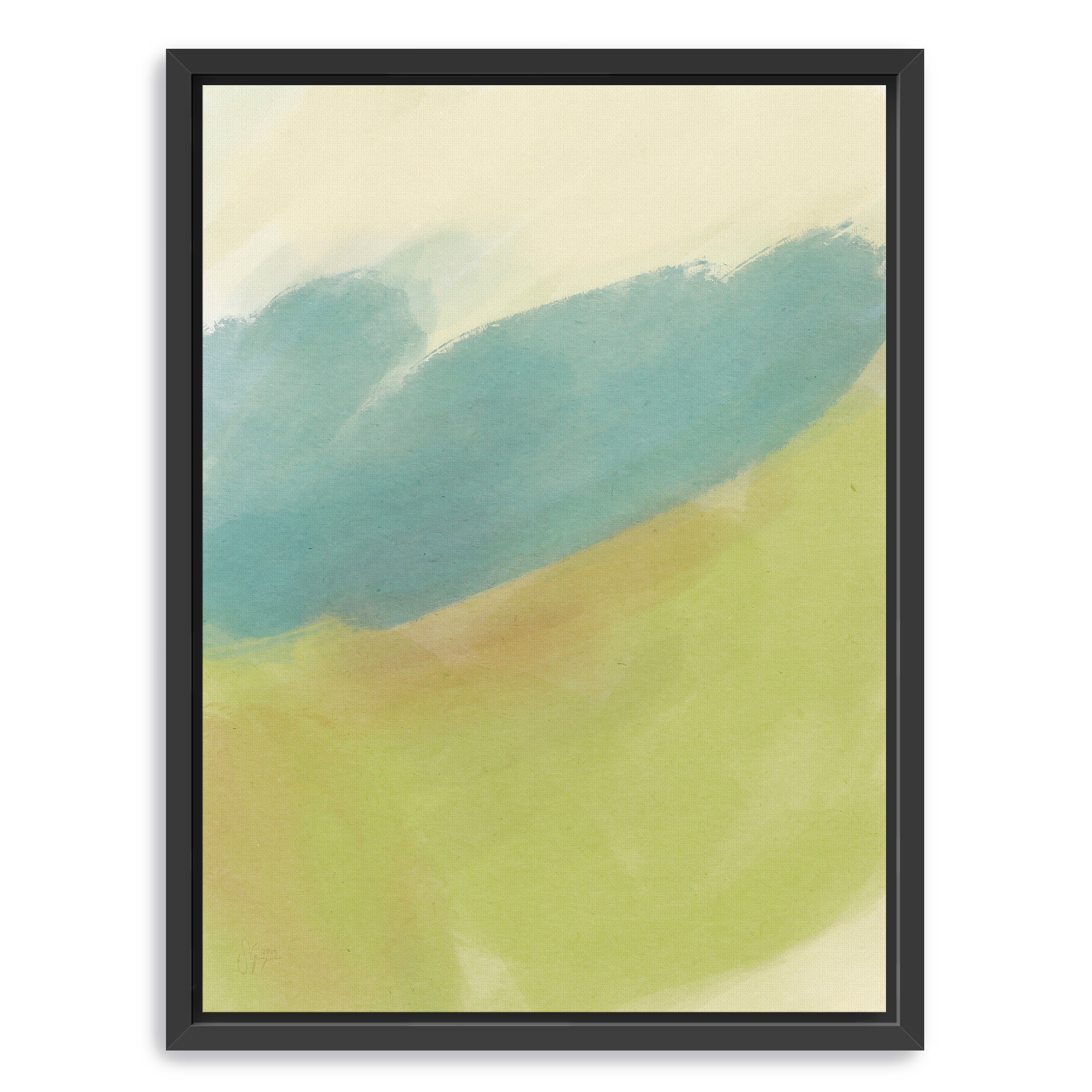 Green Meadow Canvas Giclee