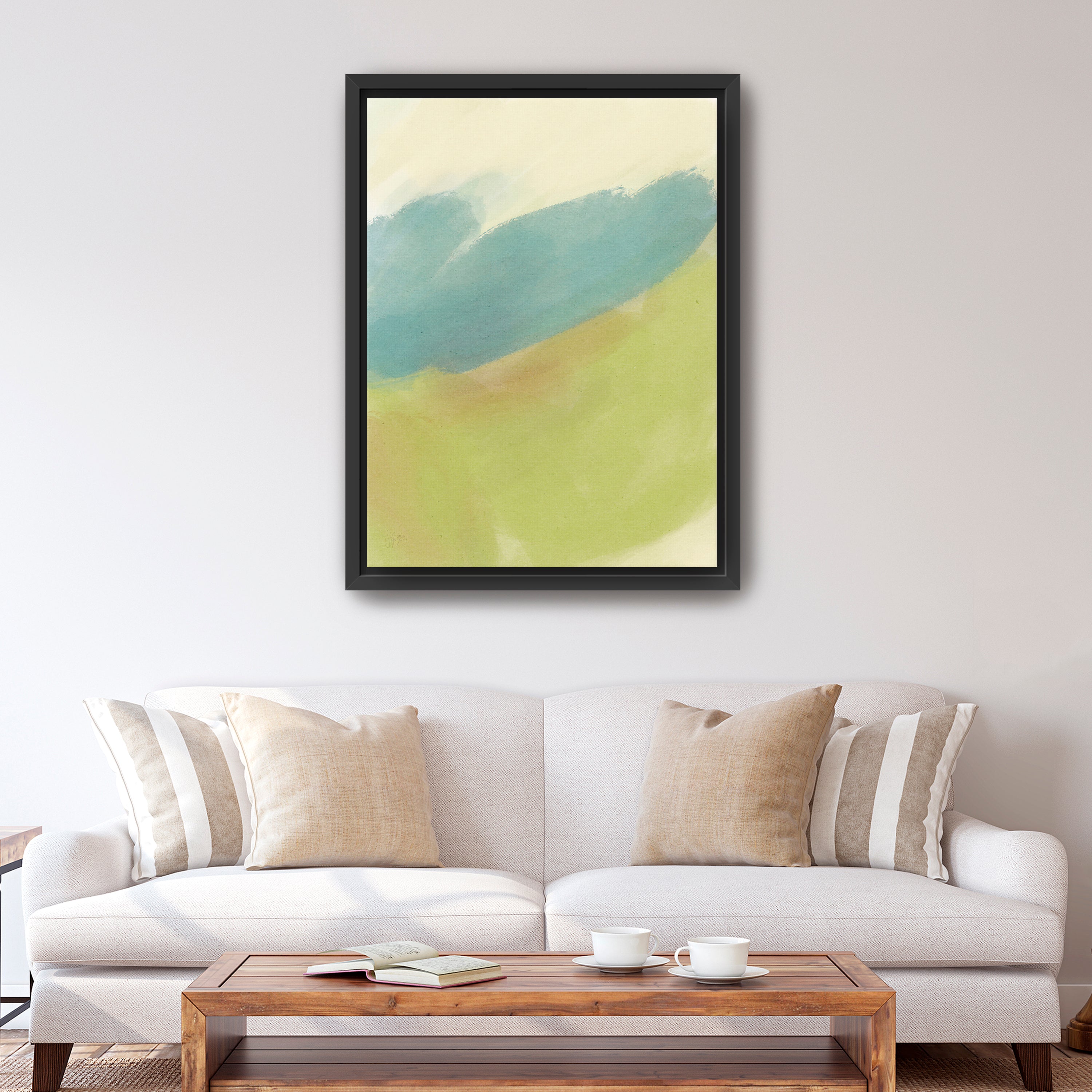 Green Meadow Canvas Giclee
