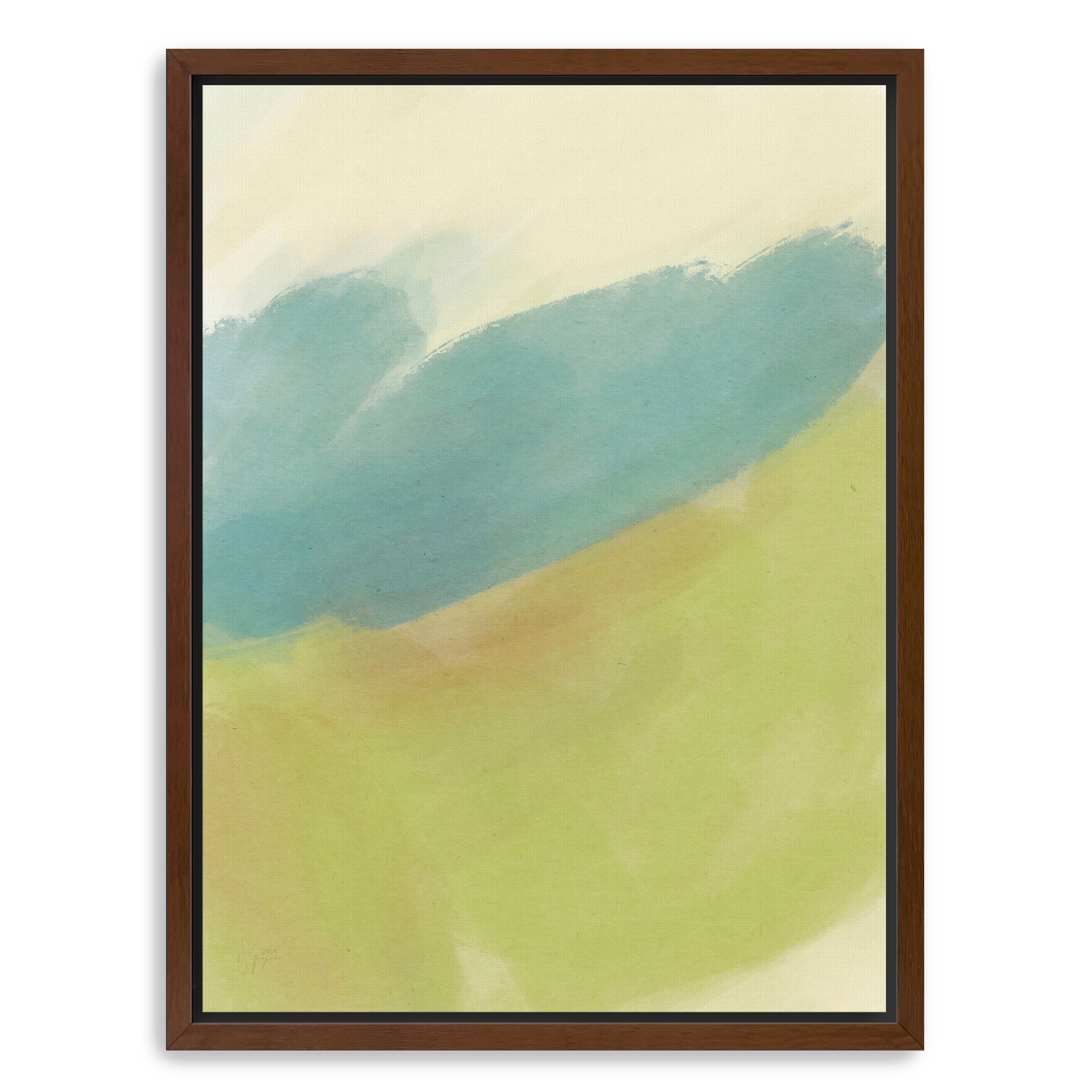 Green Meadow Canvas Giclee