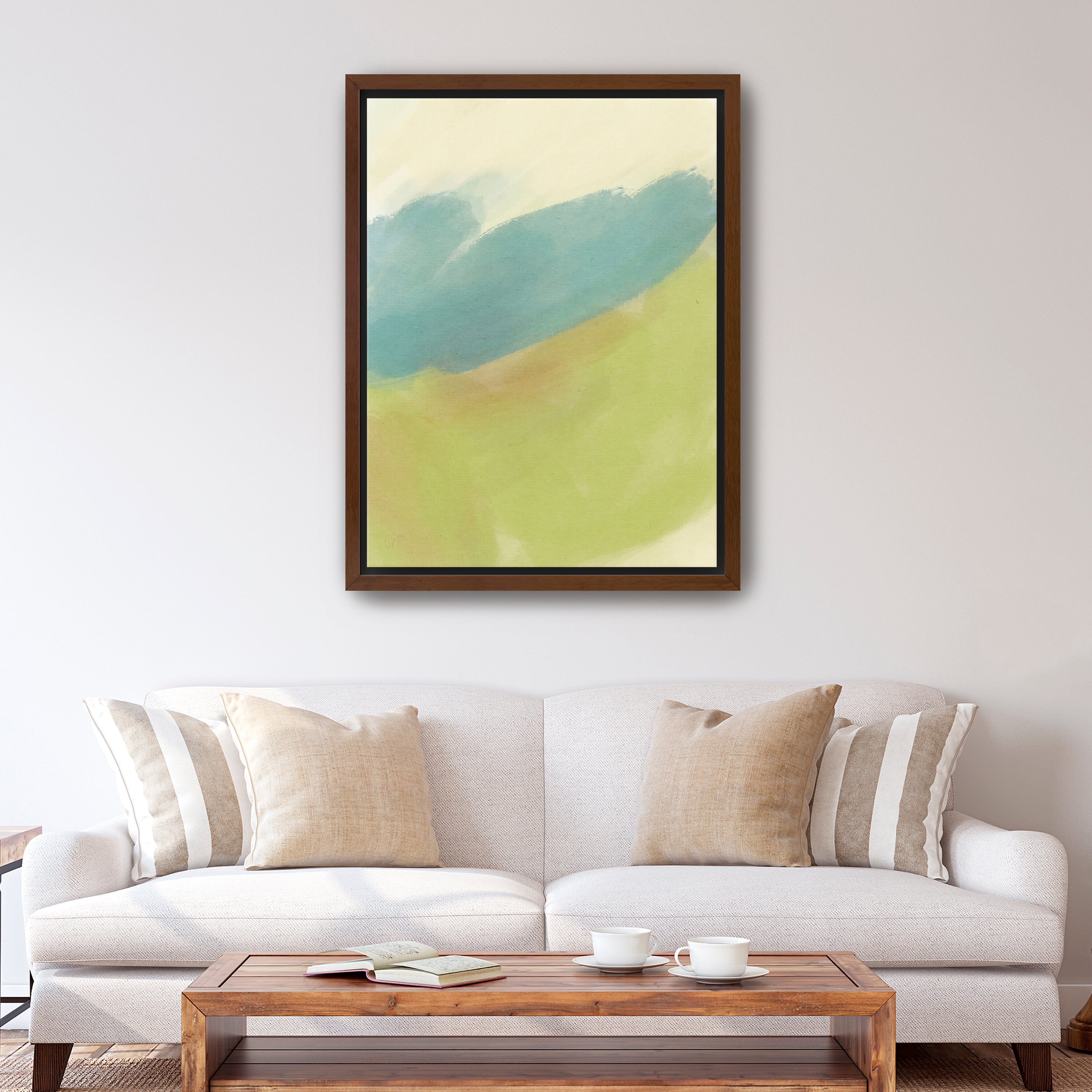 Green Meadow Canvas Giclee