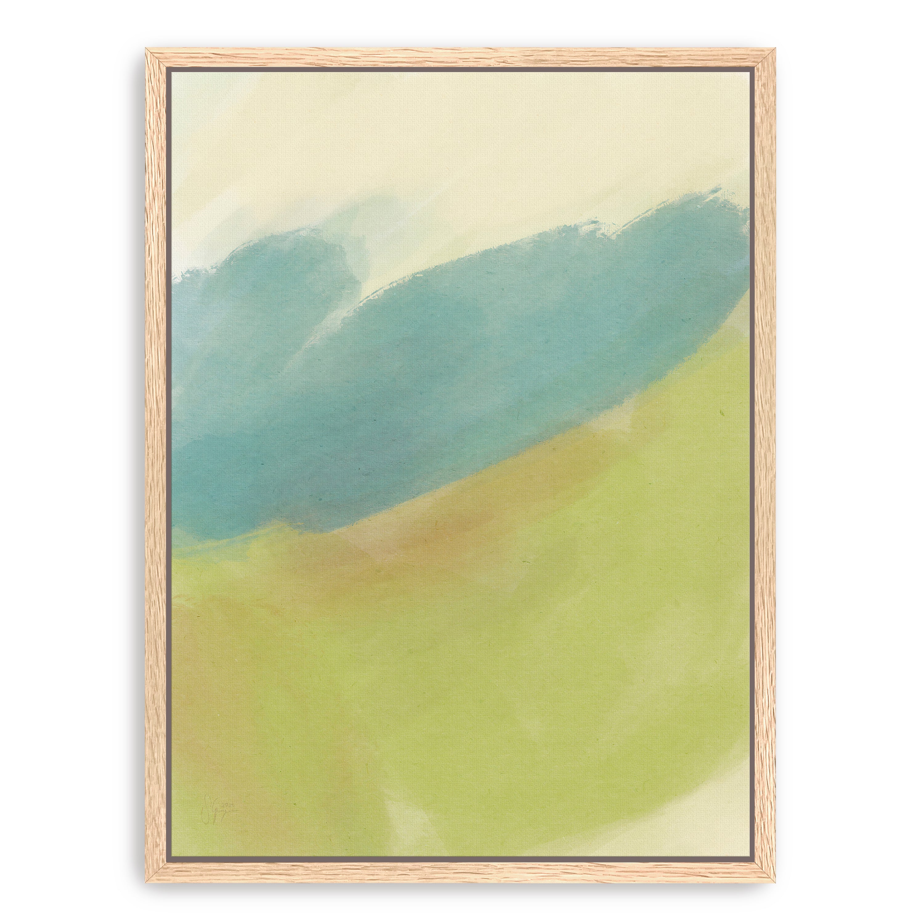 Green Meadow Canvas Giclee