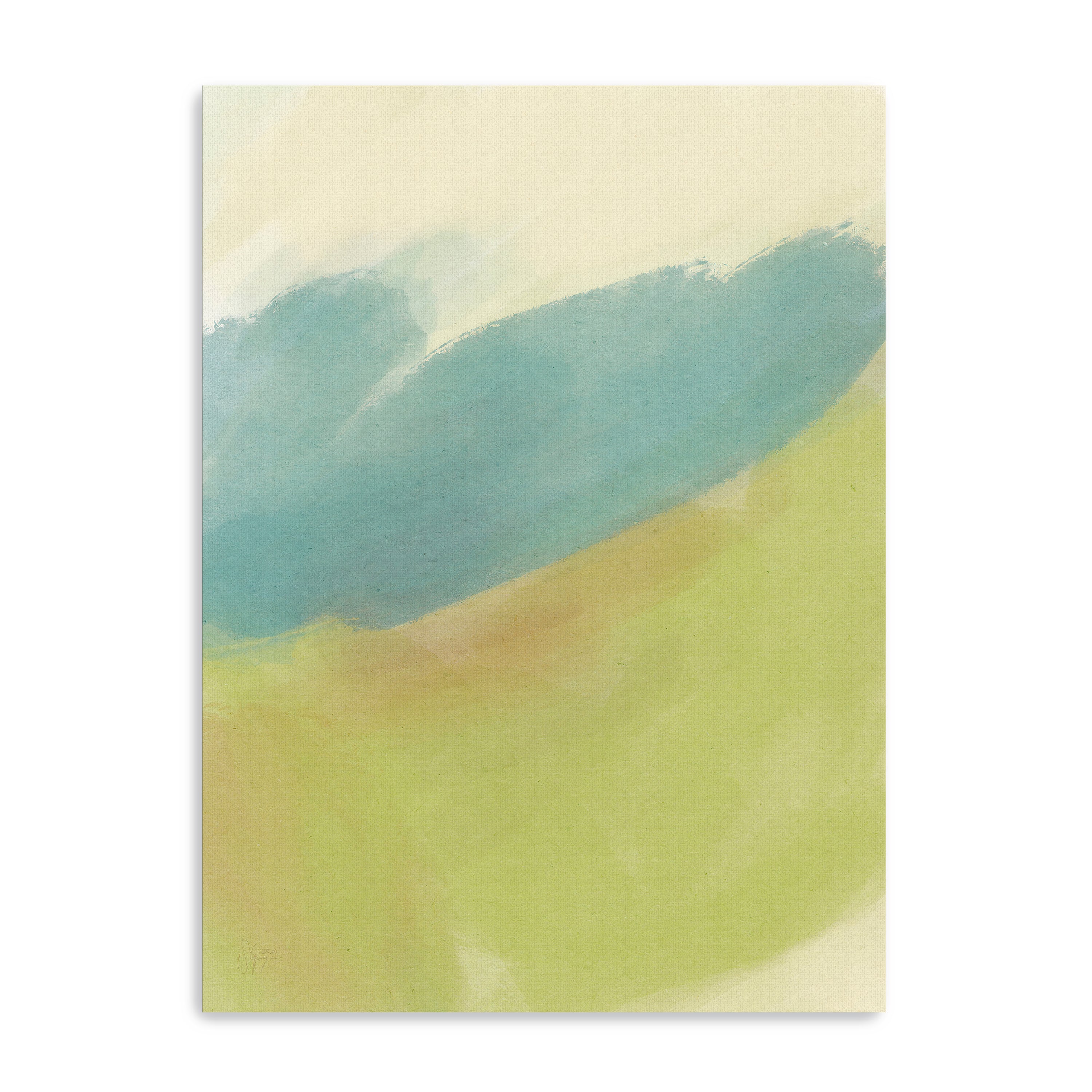 Green Meadow Canvas Giclee