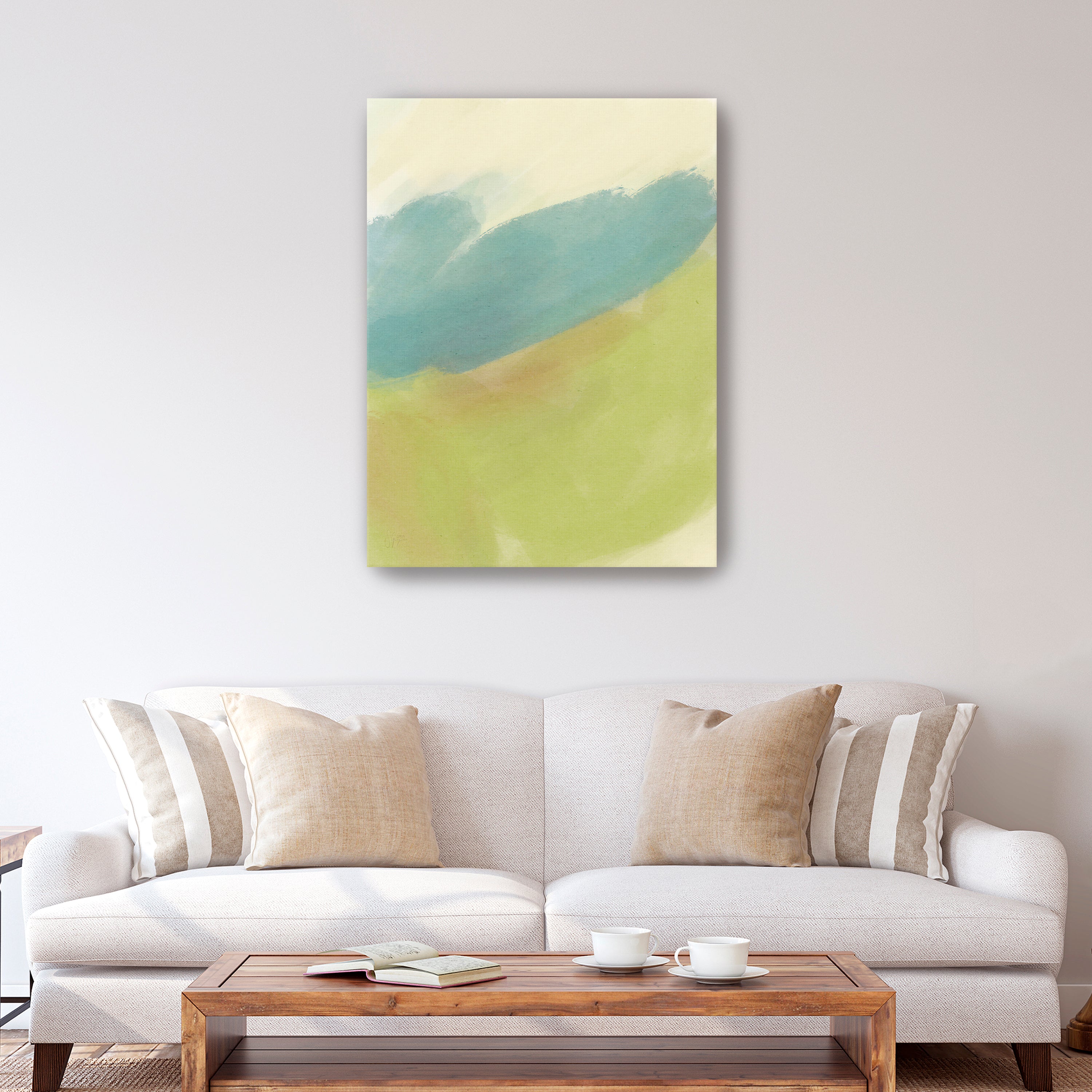 Green Meadow Canvas Giclee