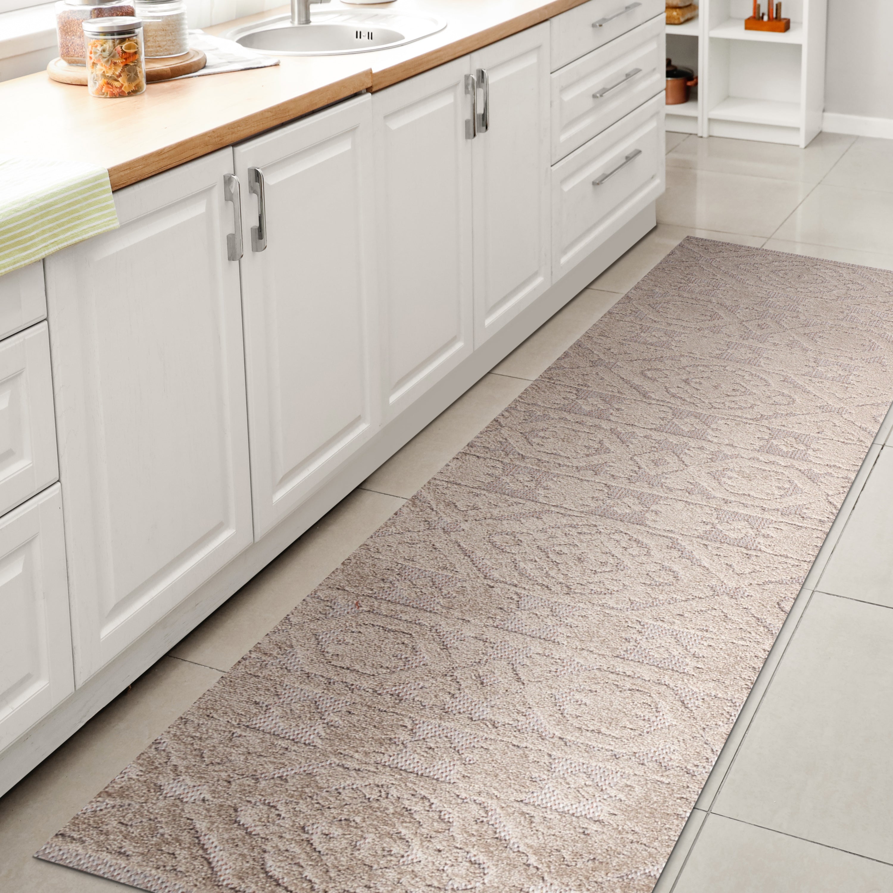 Citta High-Low Pile Mediterranean Tile Indoor/Outdoor Area Rug