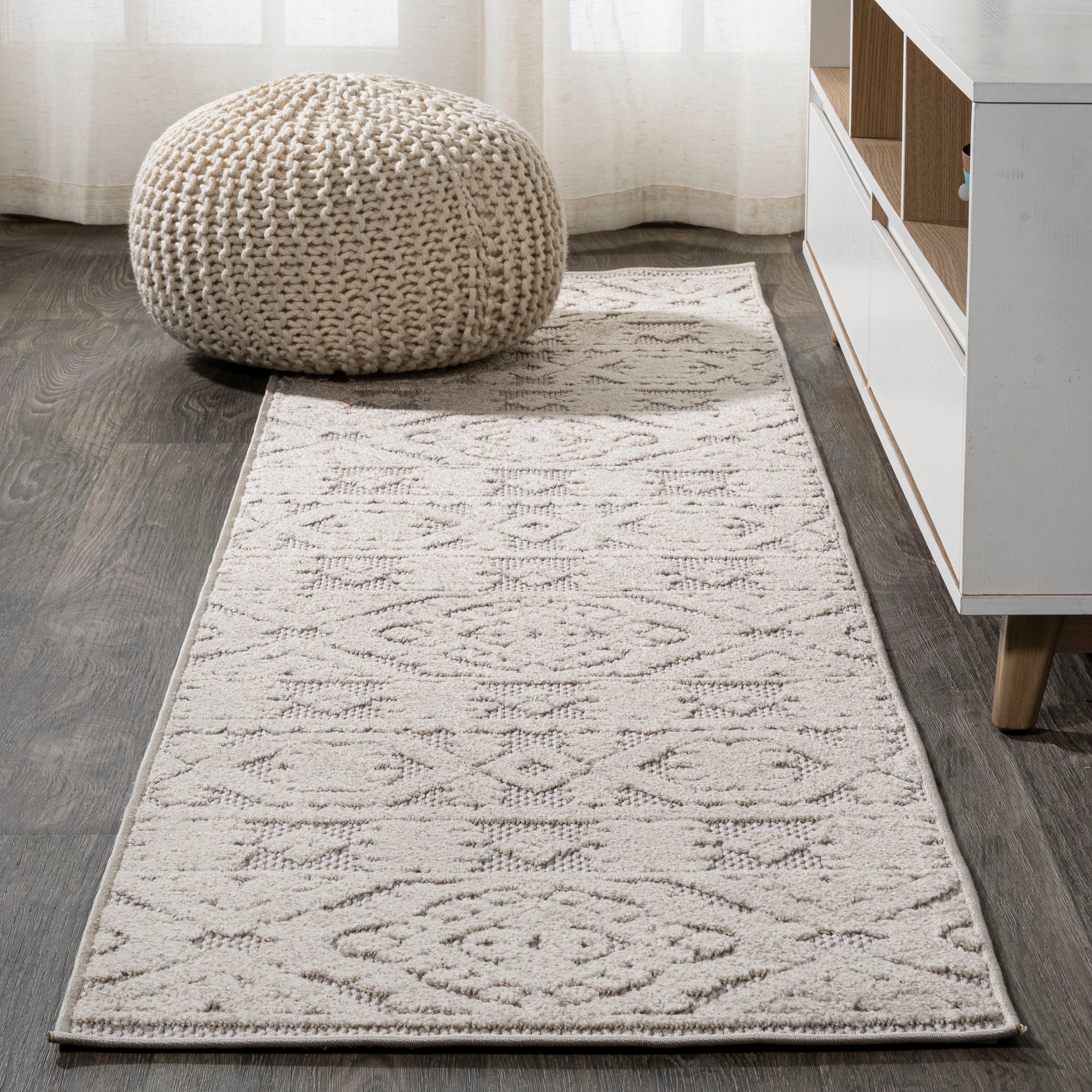 Citta High-Low Pile Mediterranean Tile Indoor/Outdoor Area Rug