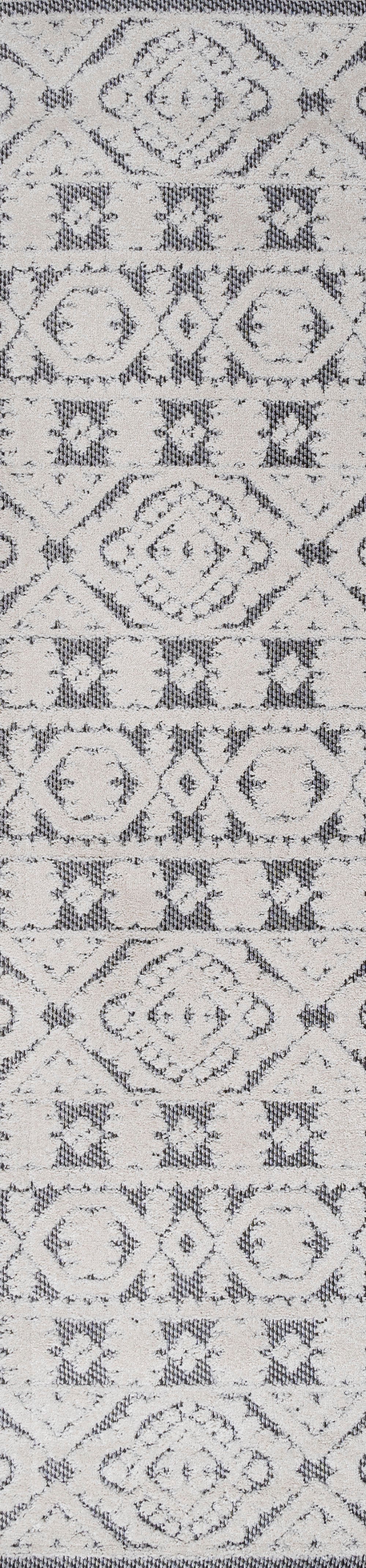 Citta High-Low Pile Mediterranean Tile Indoor/Outdoor Area Rug