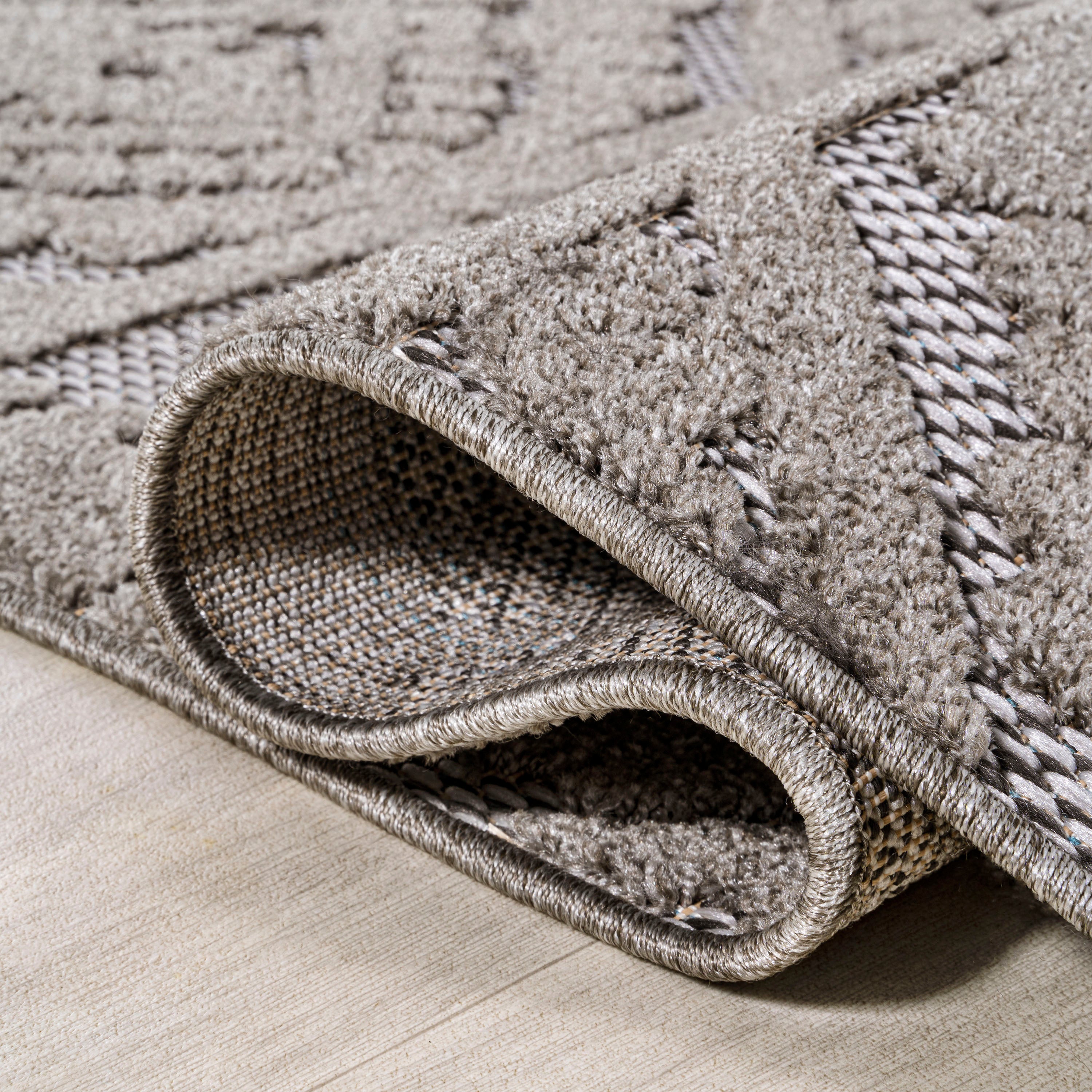 Citta High-Low Pile Mediterranean Tile Indoor/Outdoor Area Rug