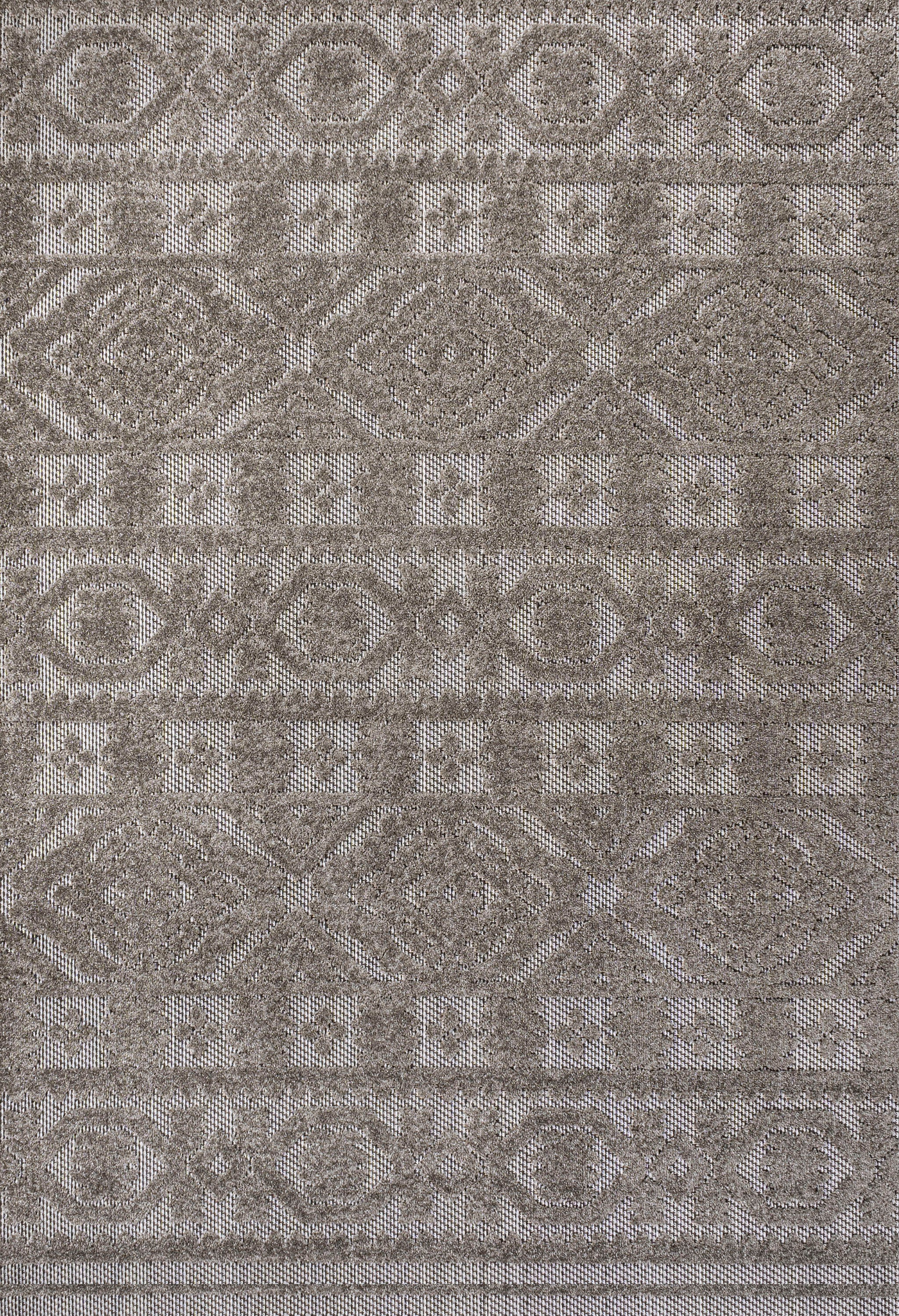 Citta High-Low Pile Mediterranean Tile Indoor/Outdoor Area Rug