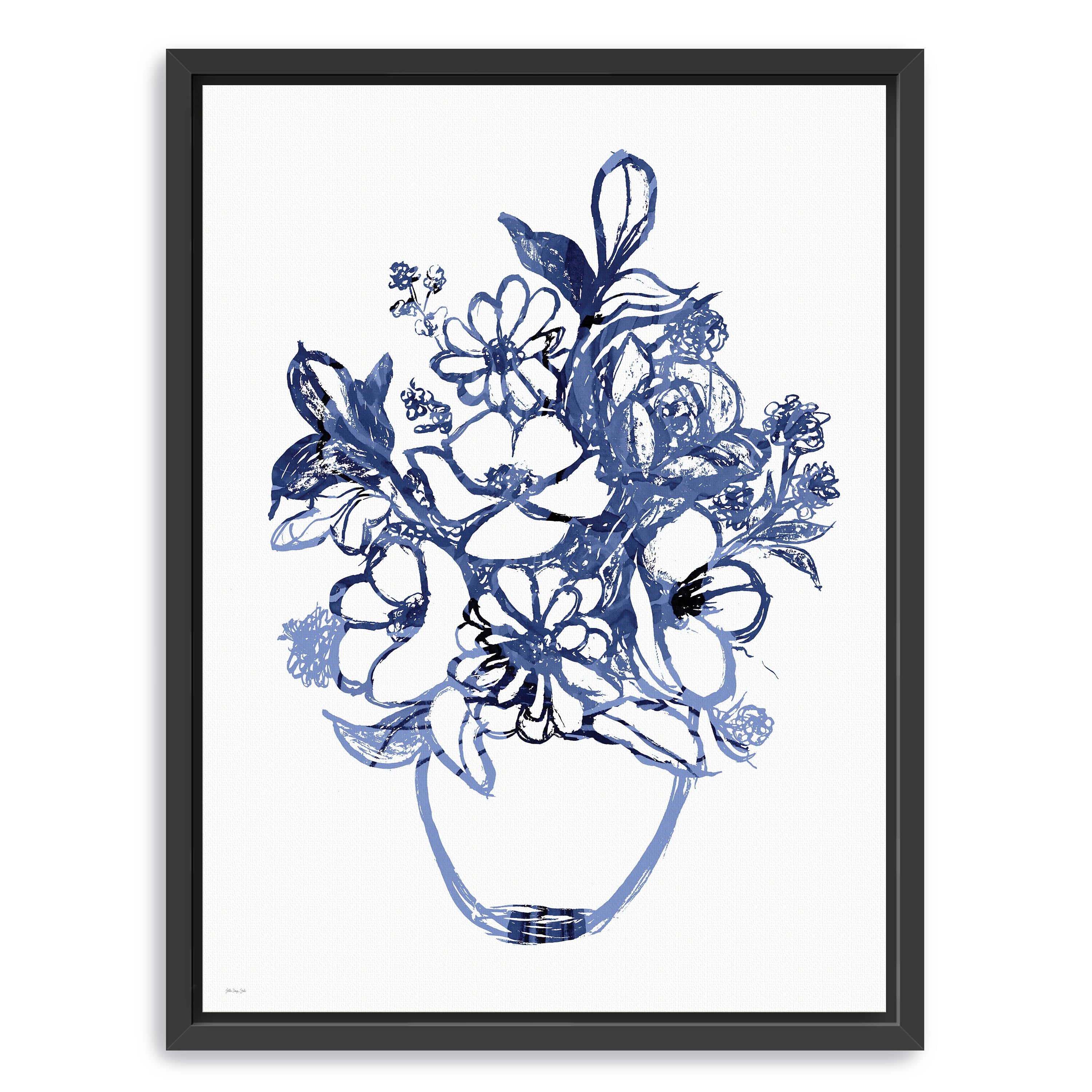 Blue For You Canvas Giclee