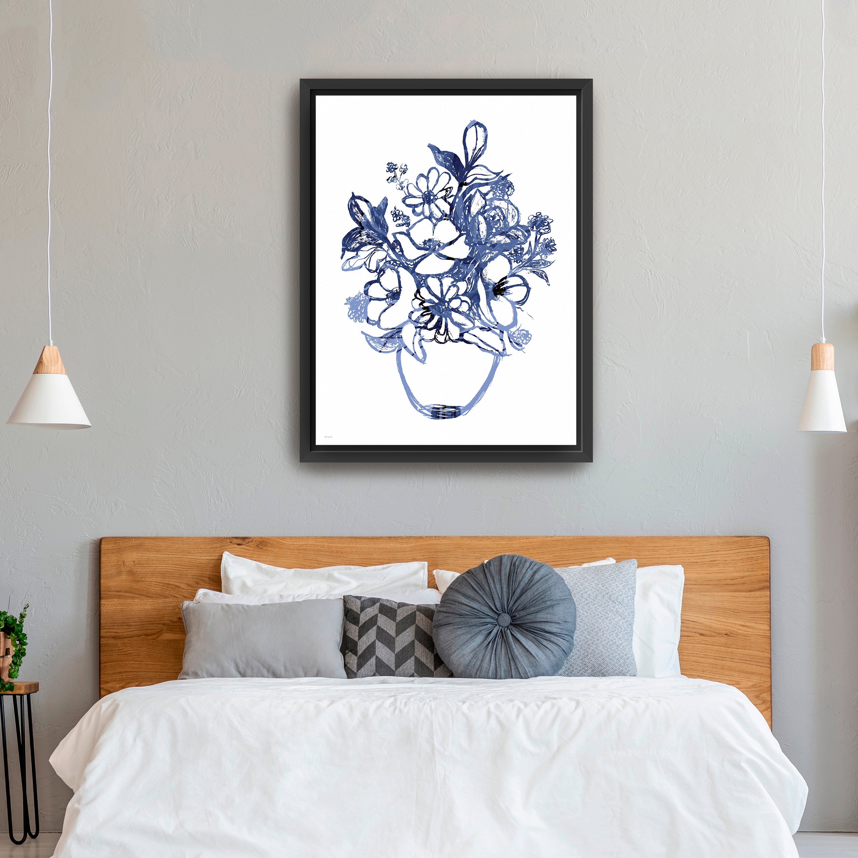 Blue For You Canvas Giclee